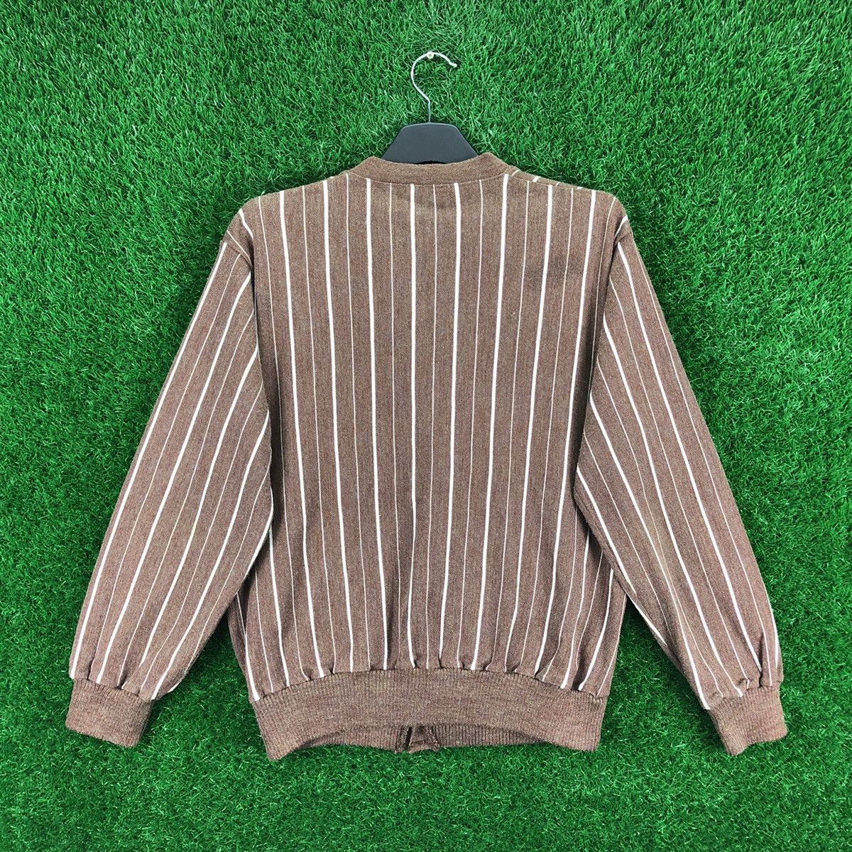 Japanese Brand Vintage 90's Cardigan Striped Japanese made Size US S / EU 44-46 / 1 - 4 Thumbnail