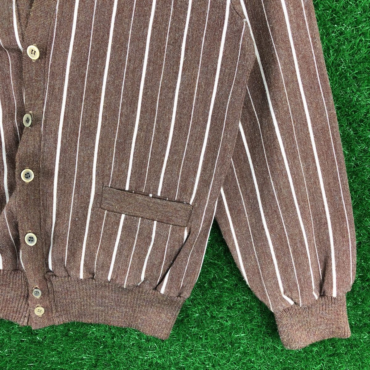 Japanese Brand Vintage 90's Cardigan Striped Japanese made Size US S / EU 44-46 / 1 - 3 Thumbnail