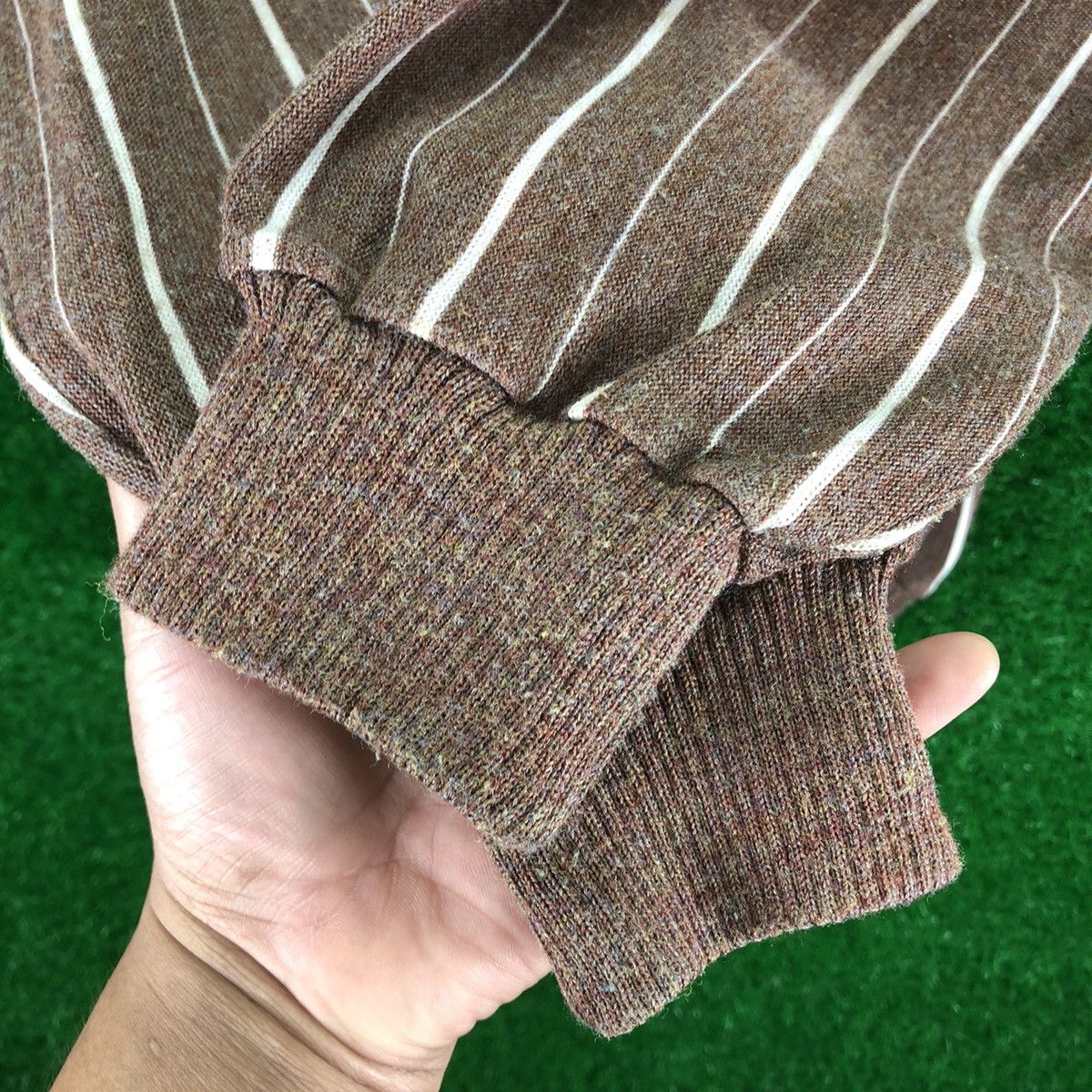 Japanese Brand Vintage 90's Cardigan Striped Japanese made Size US S / EU 44-46 / 1 - 8 Thumbnail