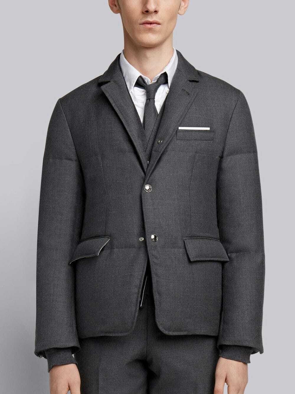 Thom Browne FINAL DROP / FW'18 Puffer Sport Blazer Size US S / EU 44-46 / 1 - 11 Thumbnail