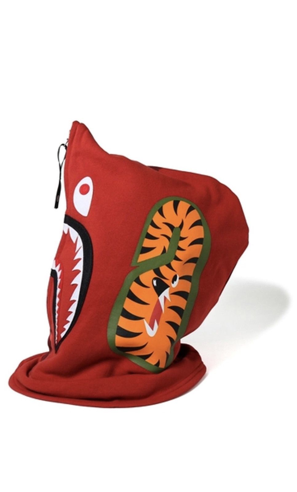 Bape Bape Color Camo Shark Face Mask Red Size ONE SIZE - 2 Thumbnail