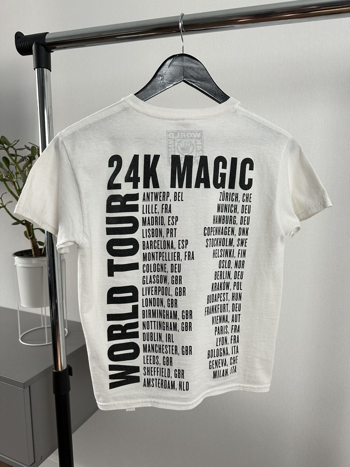 Band Tees × Vintage Bruno Mars 24K Magic World Tour T-shirt Size M / US 6-8 / IT 42-44 - 4 Thumbnail