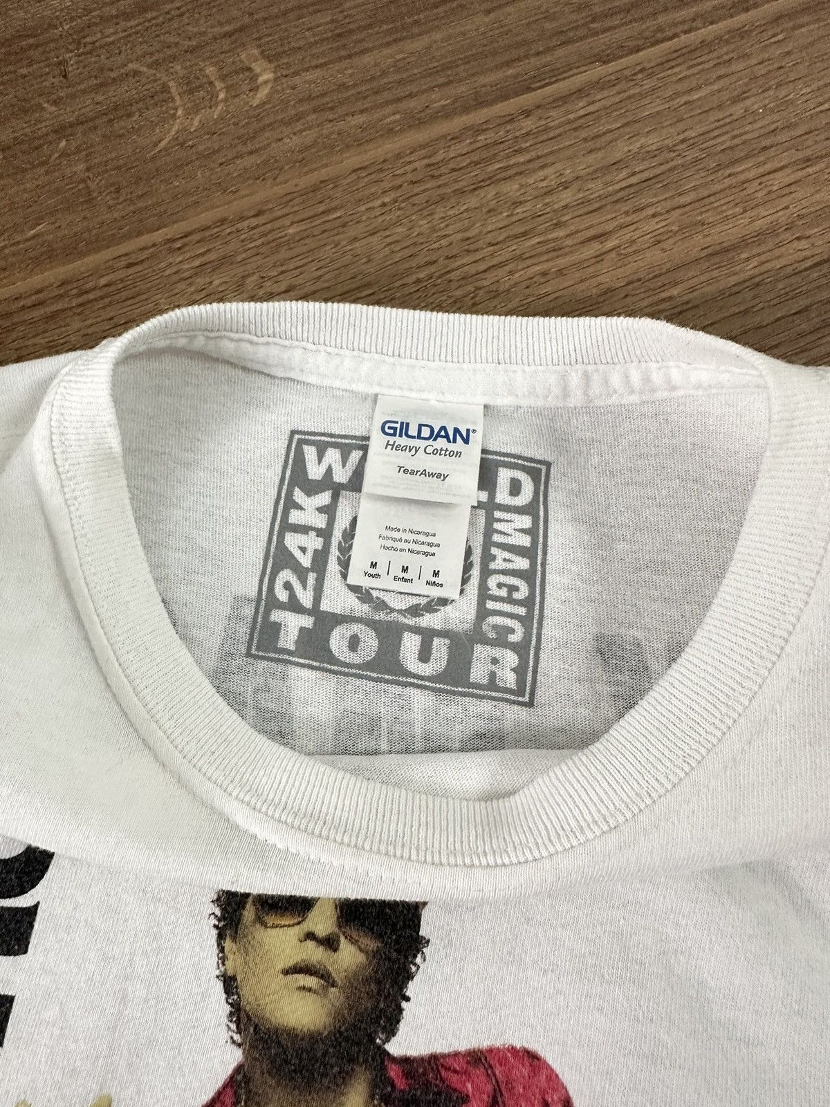 Band Tees × Vintage Bruno Mars 24K Magic World Tour T-shirt Size M / US 6-8 / IT 42-44 - 6 Thumbnail