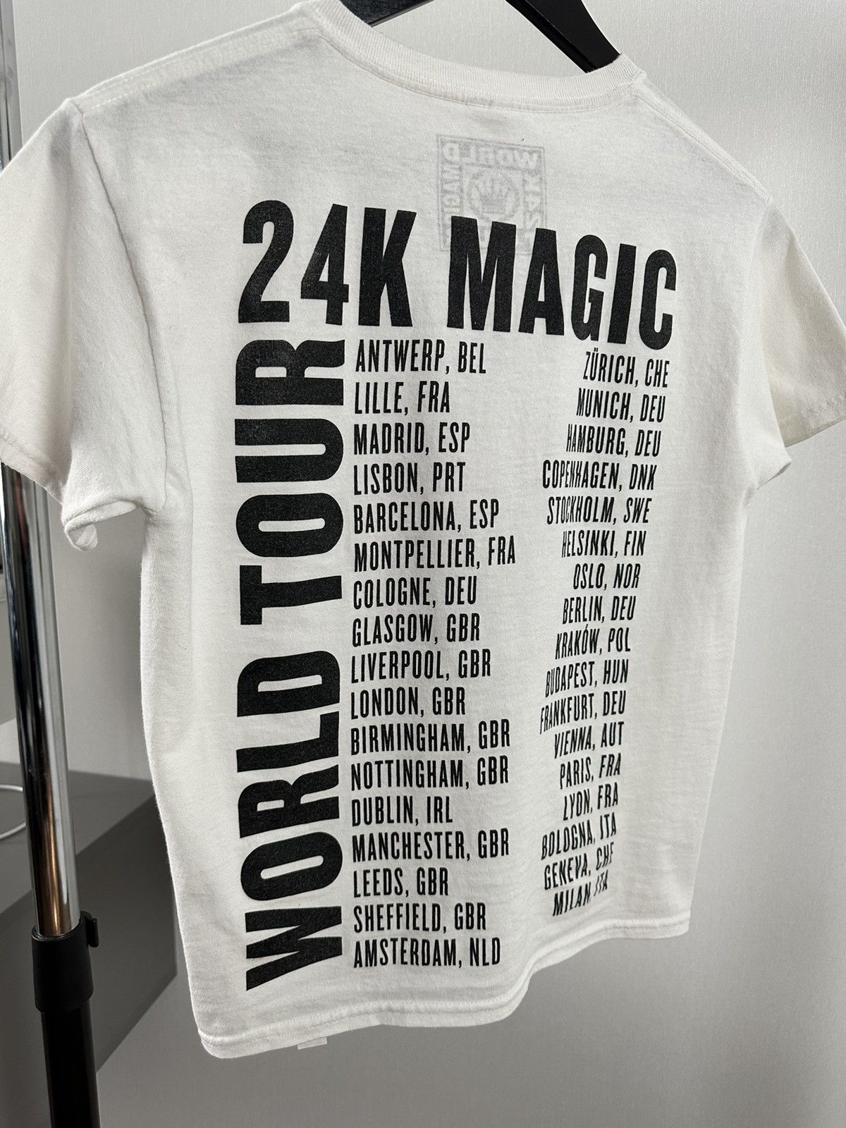 Band Tees × Vintage Bruno Mars 24K Magic World Tour T-shirt Size M / US 6-8 / IT 42-44 - 5 Thumbnail