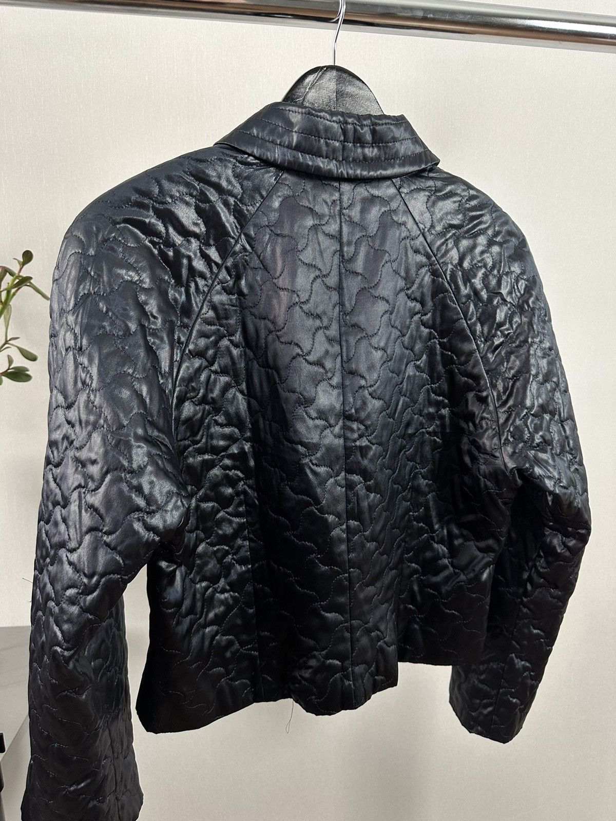 Japanese Brand × Vintage Vintage Avant-garde Quilted Navy Jacket Size M / US 6-8 / IT 42-44 - 8 Thumbnail