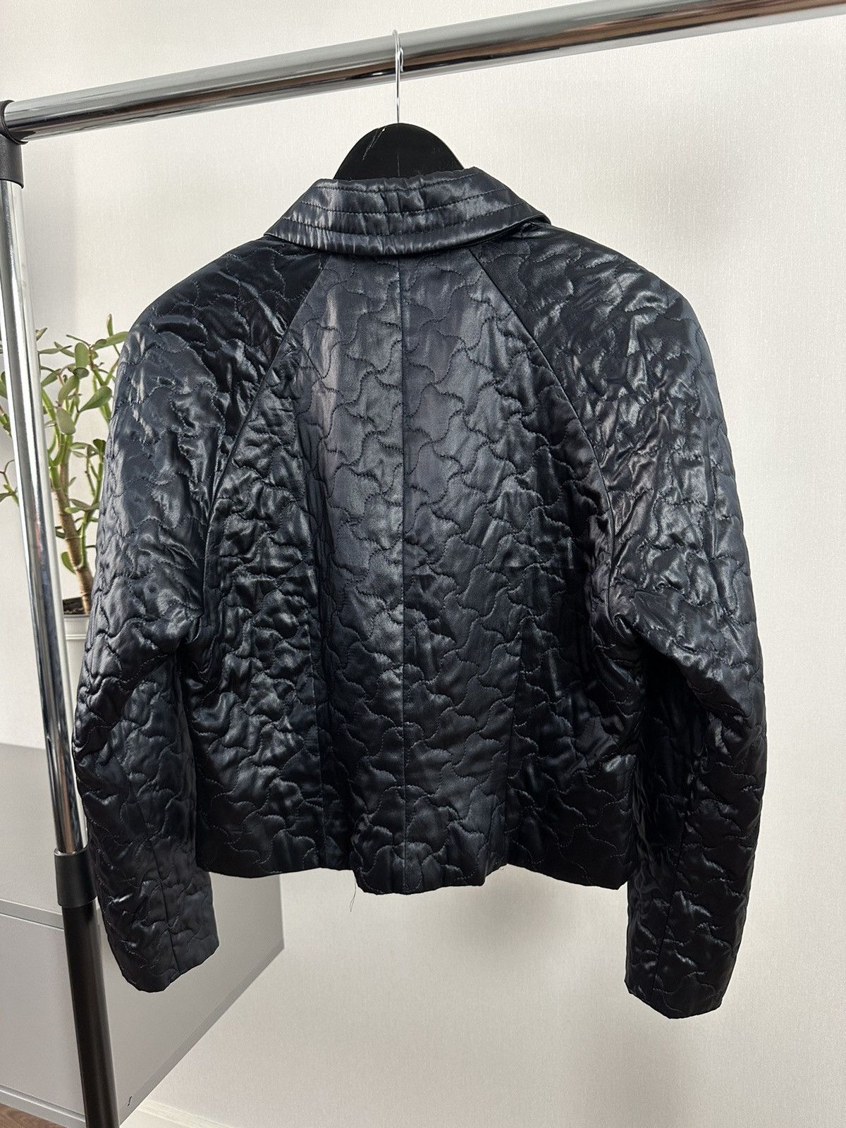Japanese Brand × Vintage Vintage Avant-garde Quilted Navy Jacket Size M / US 6-8 / IT 42-44 - 7 Thumbnail