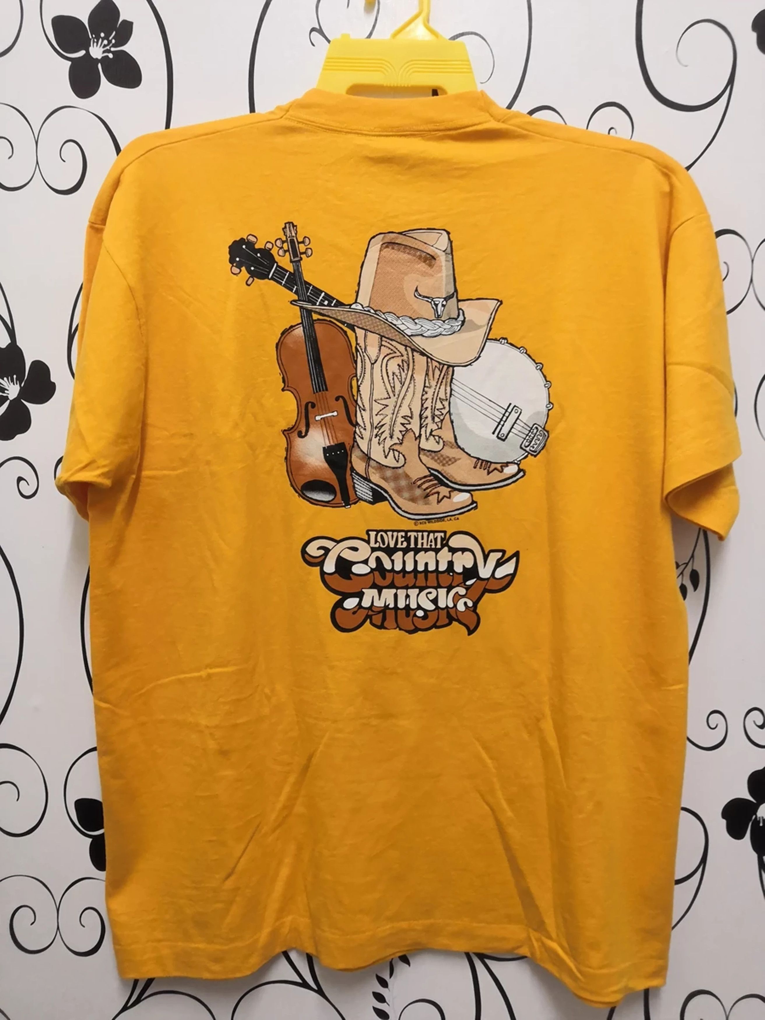 Vintage Vintage 80s 90s Love That Country Music t shirt Stitches Size US XL / EU 56 / 4 - 3 Thumbnail