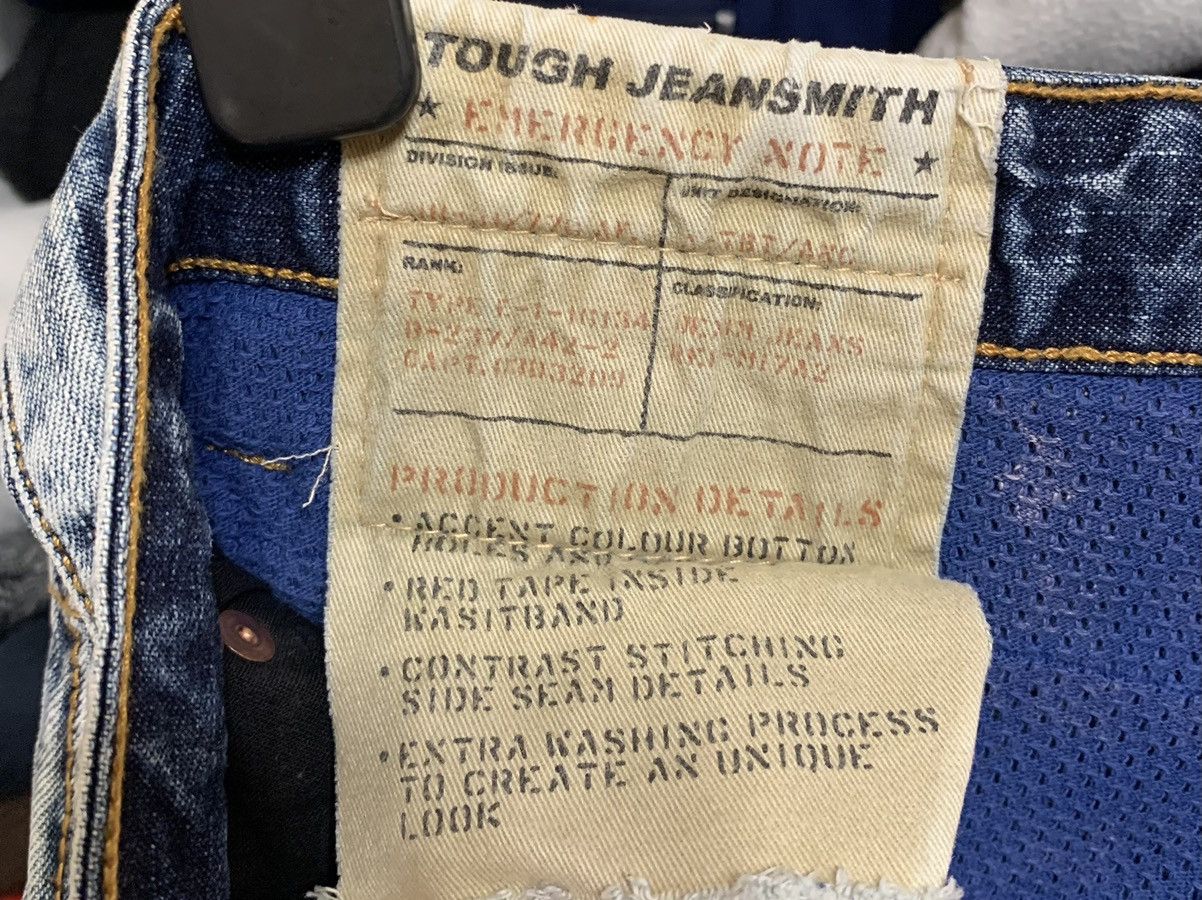 Japanese Brand Tough Jeansmith Distressed Denim Jeans Size US 33 - 9 Thumbnail