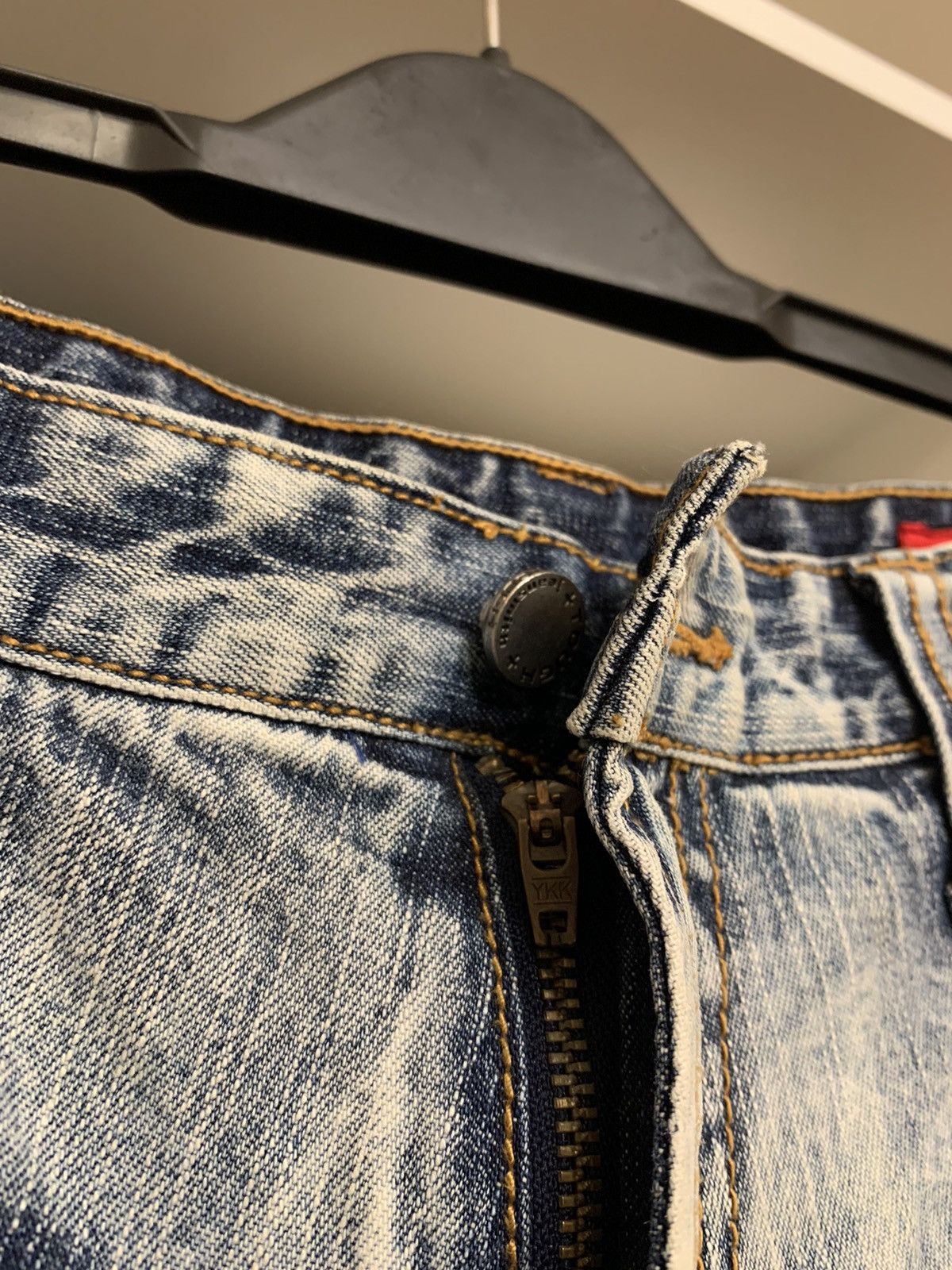Japanese Brand Tough Jeansmith Distressed Denim Jeans Size US 33 - 7 Thumbnail
