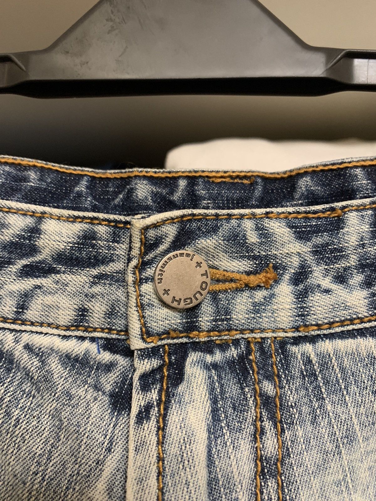 Japanese Brand Tough Jeansmith Distressed Denim Jeans Size US 33 - 6 Thumbnail