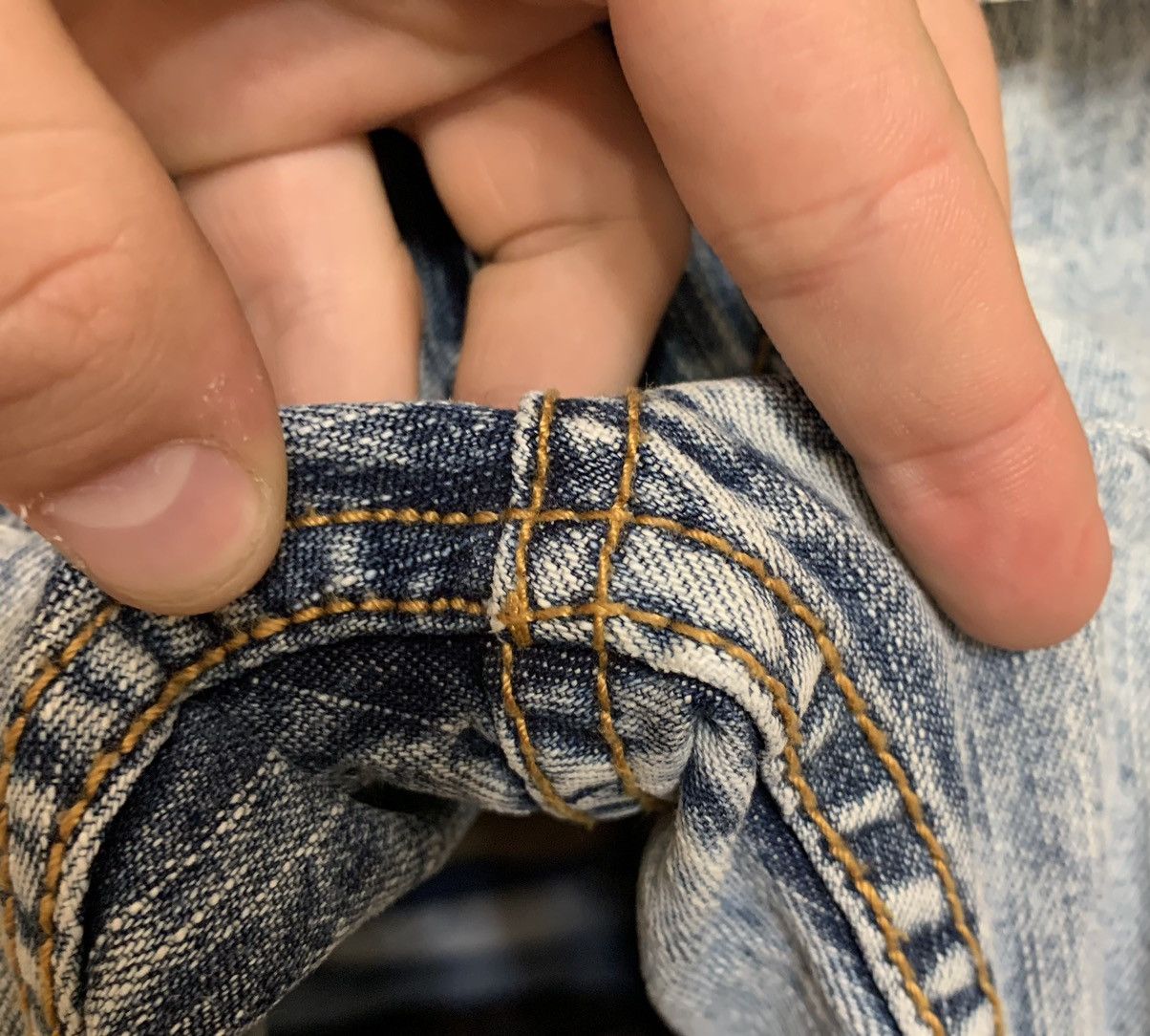 Japanese Brand Tough Jeansmith Distressed Denim Jeans Size US 33 - 5 Thumbnail