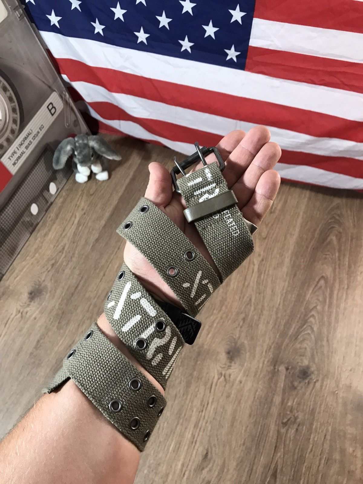 Japanese Brand × Vintage Vintage cotton military tactical belt Size ONE SIZE - 1 Thumbnail