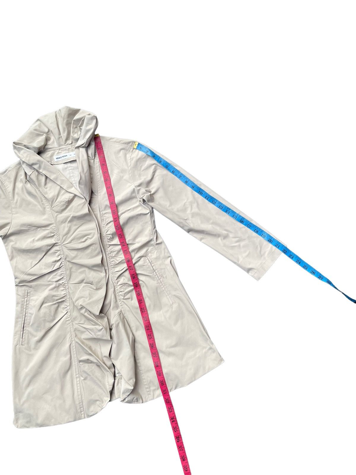 Japanese Brand Keiko Kishi by Nosh Trench Jacket Size S / US 4 / IT 40 - 13 Thumbnail