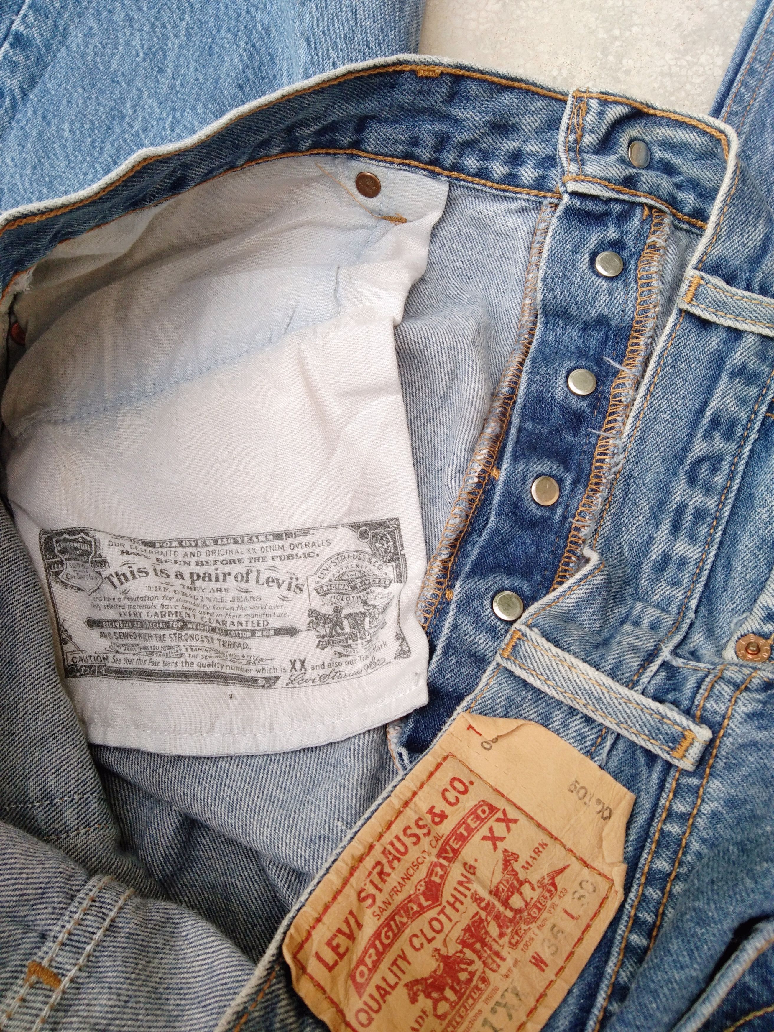 Levi's Vintage Levi's 501 xx Distressed Jeans 36x28 Size US 36 / EU 52 - 8 Thumbnail