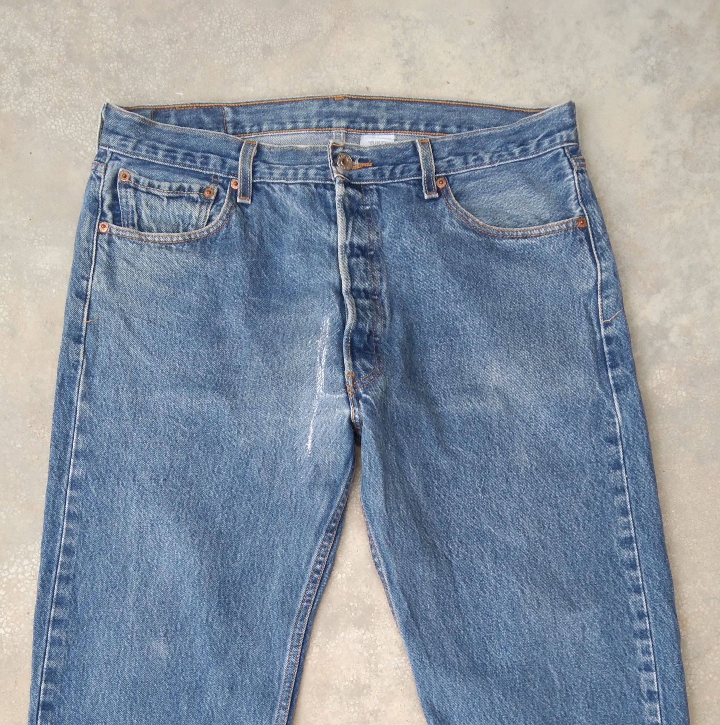 Levi's Vintage Levi's 501 xx Distressed Jeans 36x28 Size US 36 / EU 52 - 6 Thumbnail