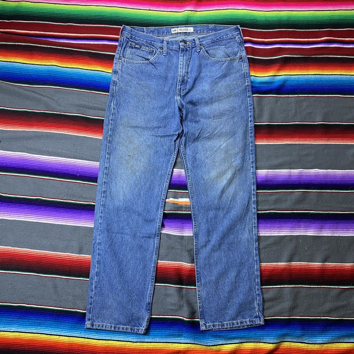 Vintage Lee Relaxed Fit Distressed Denim