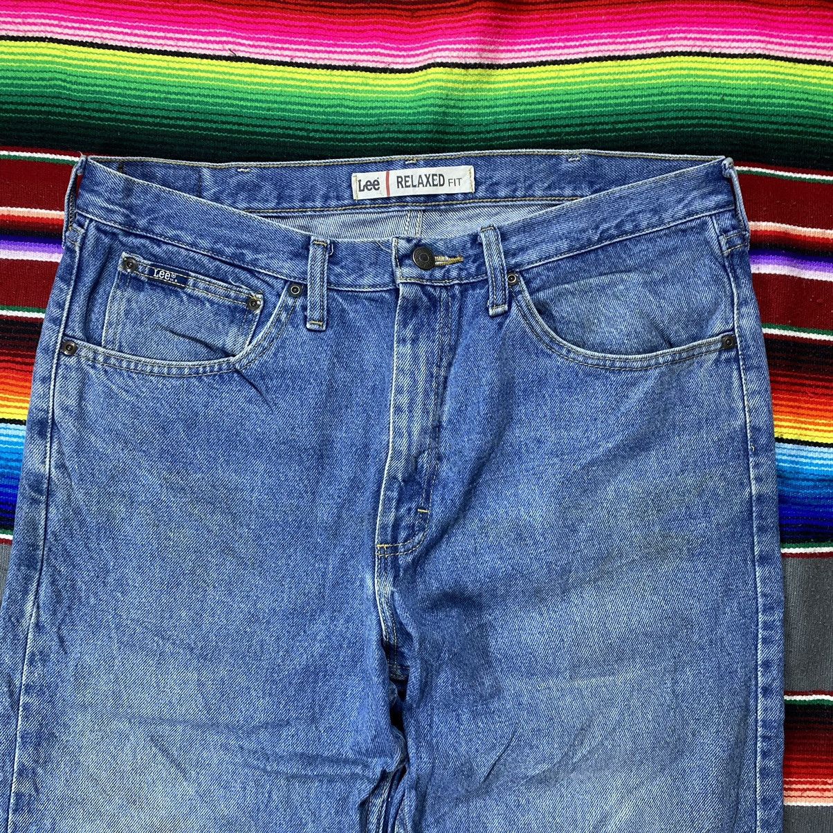 Lee Vintage Lee Relaxed Fit Distressed Denim Size US 36 / EU 52 - 2 Thumbnail