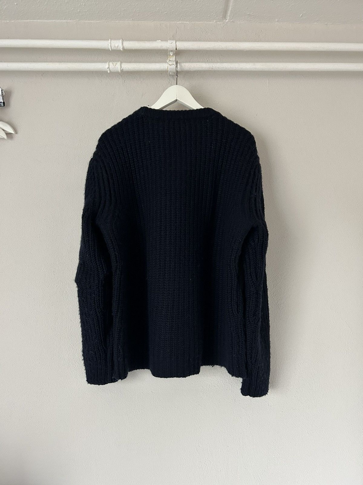 Gucci Navy Wool Knit Sweater Size US M / EU 48-50 / 2 - 5 Thumbnail