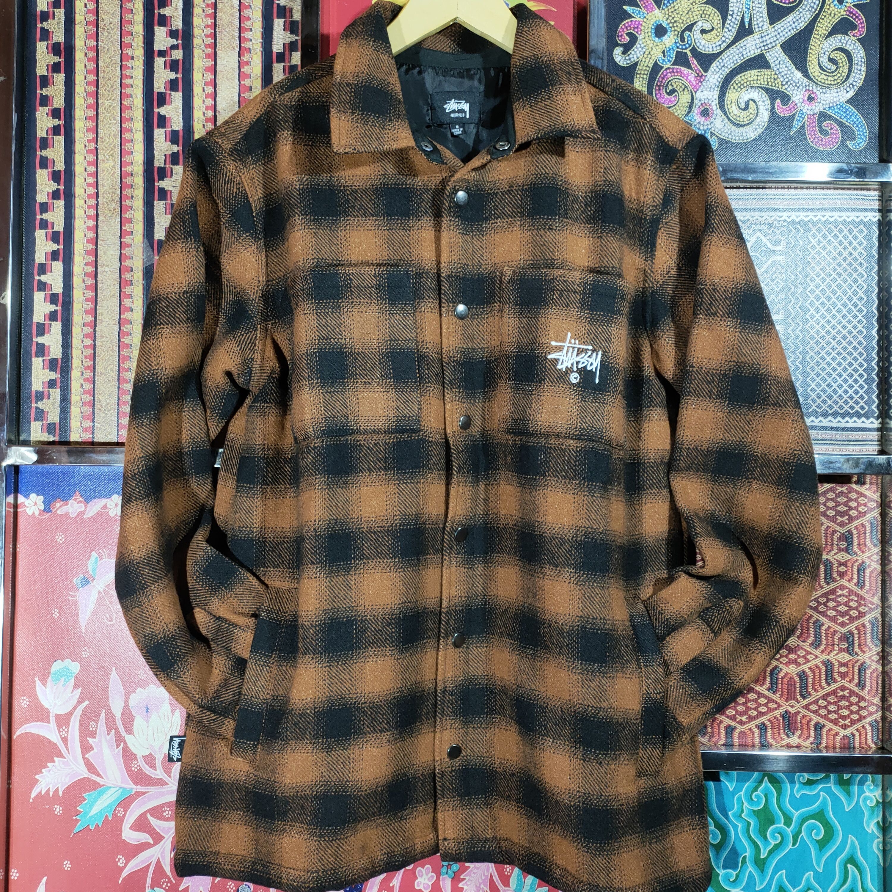 Stussy Halftone Flower Shirt | Grailed