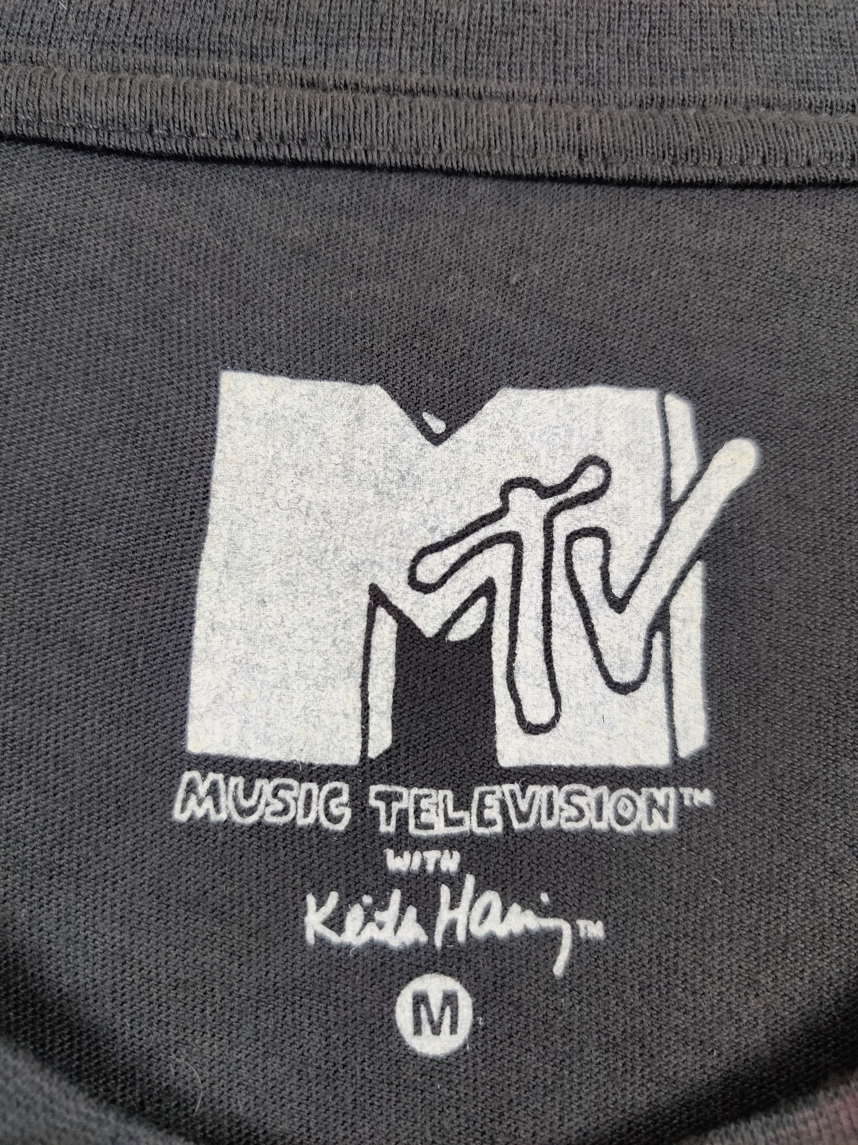 Keith Haring Vintage Keith Haring X Mtv Big Logo Tee Tshirt Size US M / EU 48-50 / 2 - 11 Thumbnail