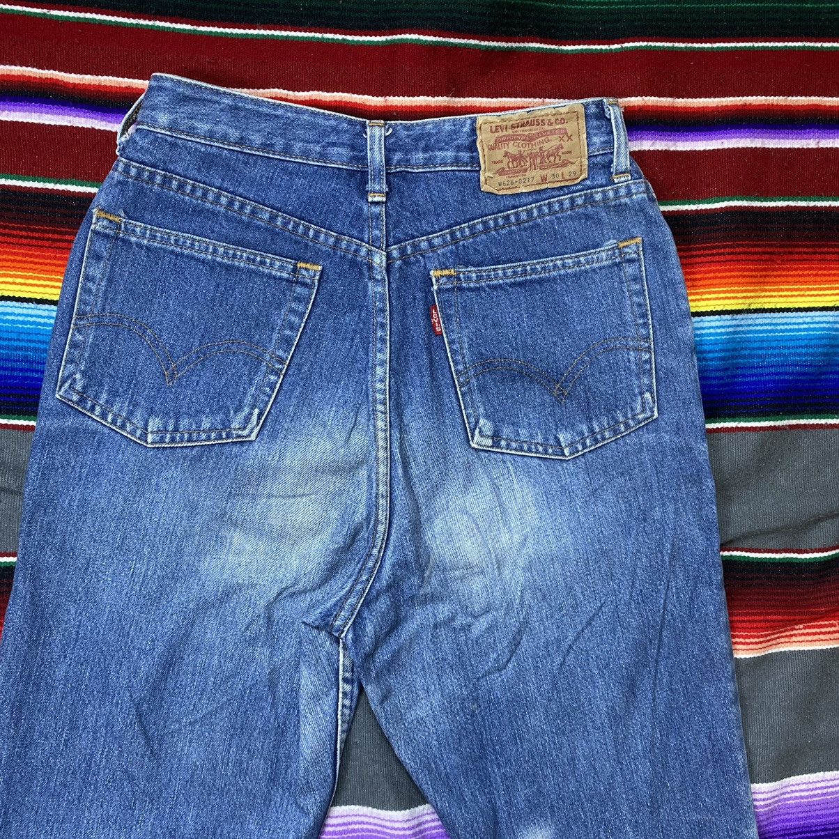 Levi's 🔥Vintage Levi’s W626-0217 Distressed Denim Size US 27 - 9 Thumbnail