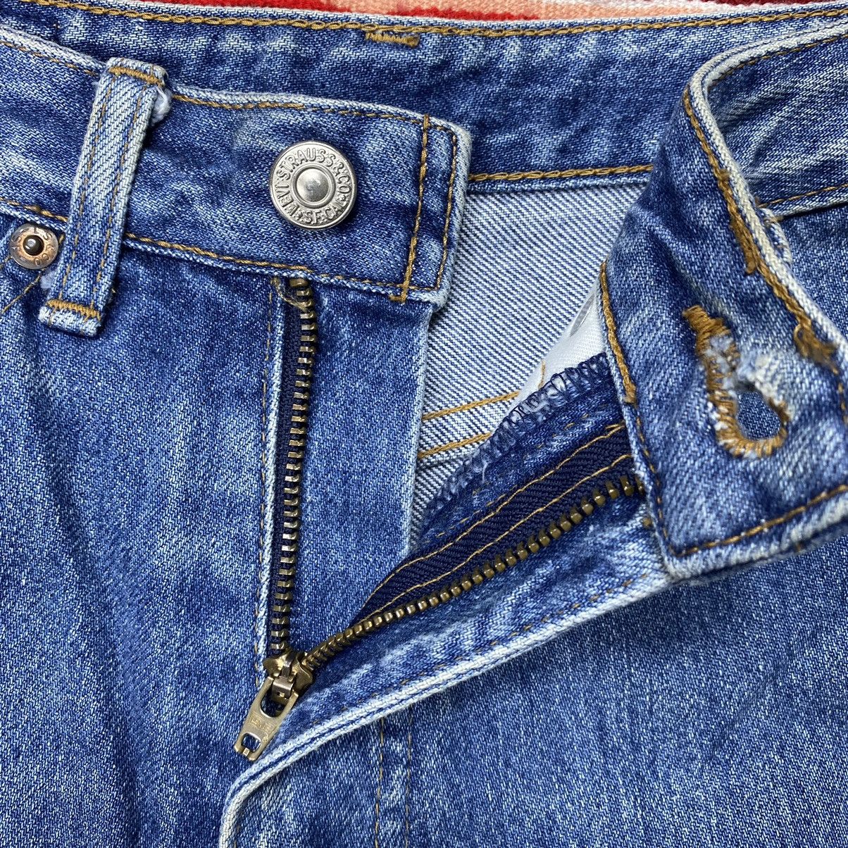 Levi's 🔥Vintage Levi’s W626-0217 Distressed Denim Size US 27 - 5 Thumbnail