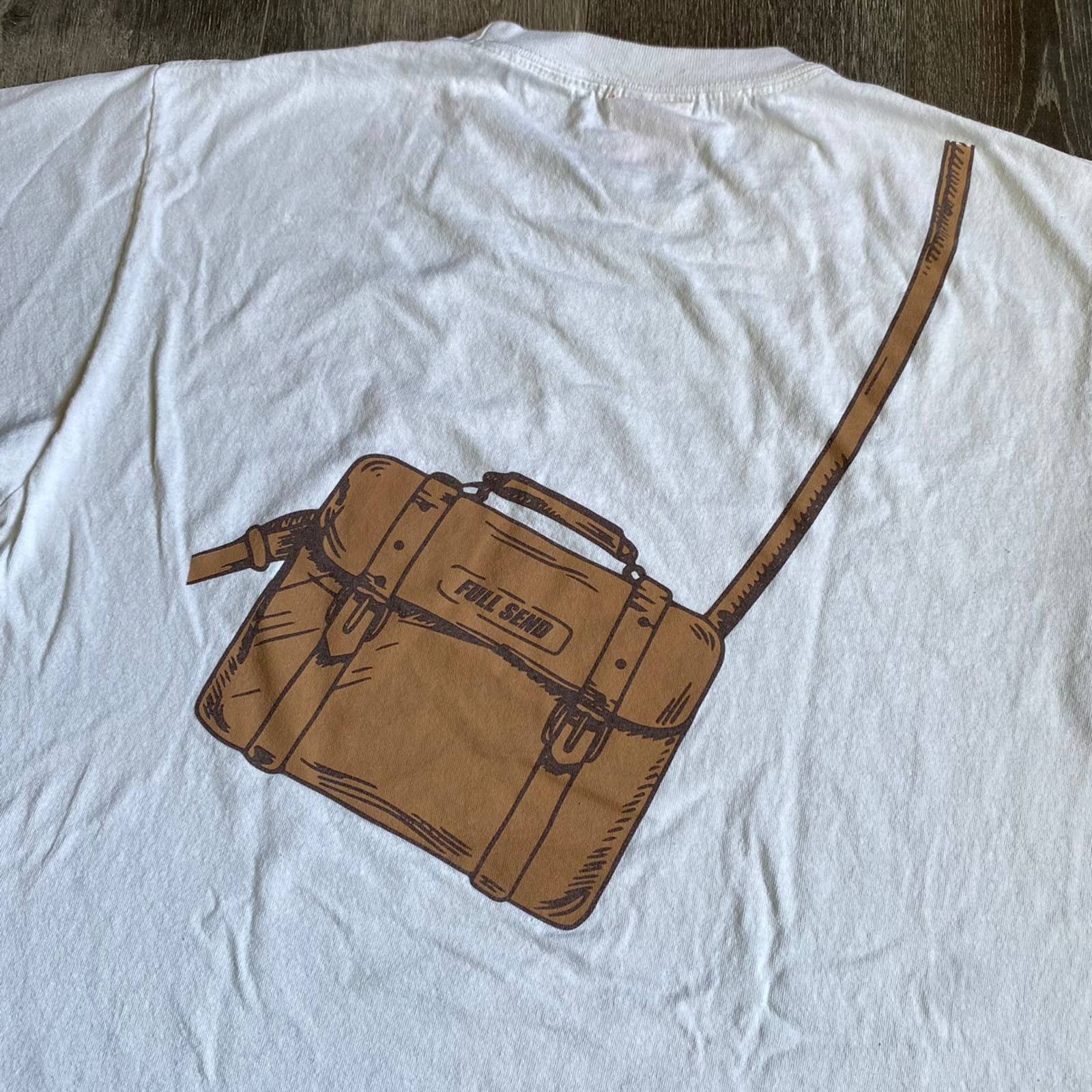 Full Send Rare Full Send by Nelk Boys Satchel Kill Confirmed Logo Tee Size US L / EU 52-54 / 3 - 4 Thumbnail