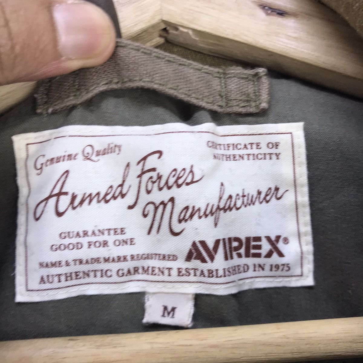 Avirex Avirex Armed Forces Aviation Support Equipment Technician Size US S / EU 44-46 / 1 - 23 Thumbnail