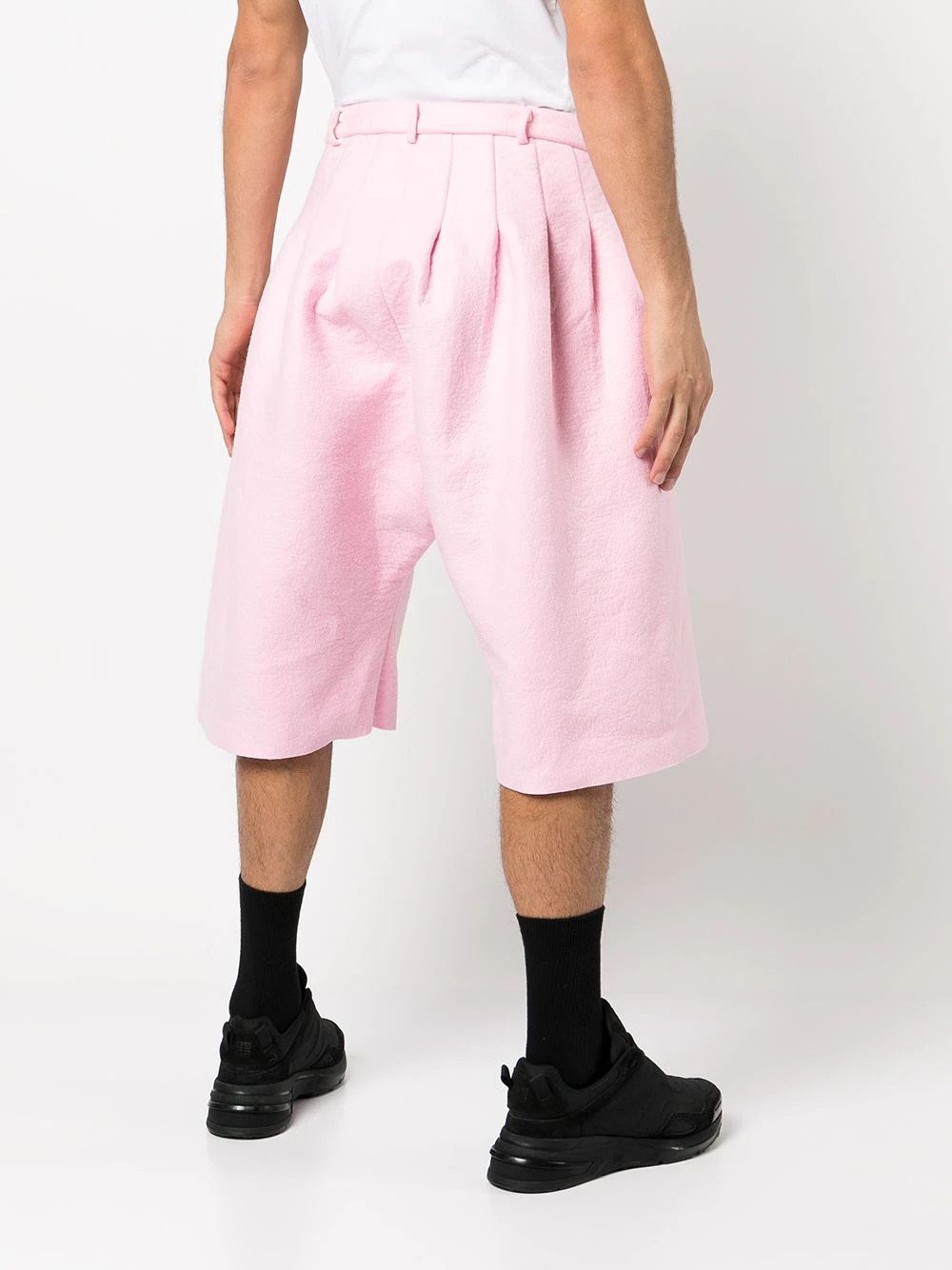 Comme des Garcons Pleated Felt Shorts AW22 Half Trousers Size US 33 - 2 Thumbnail