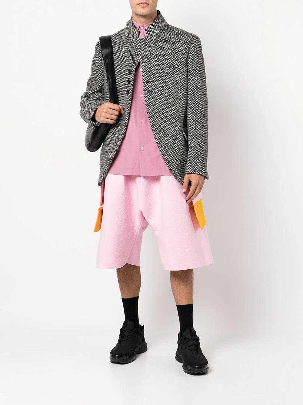 Comme des Garcons Pleated Felt Shorts AW22 Half Trousers Size US 33 - 3 Thumbnail