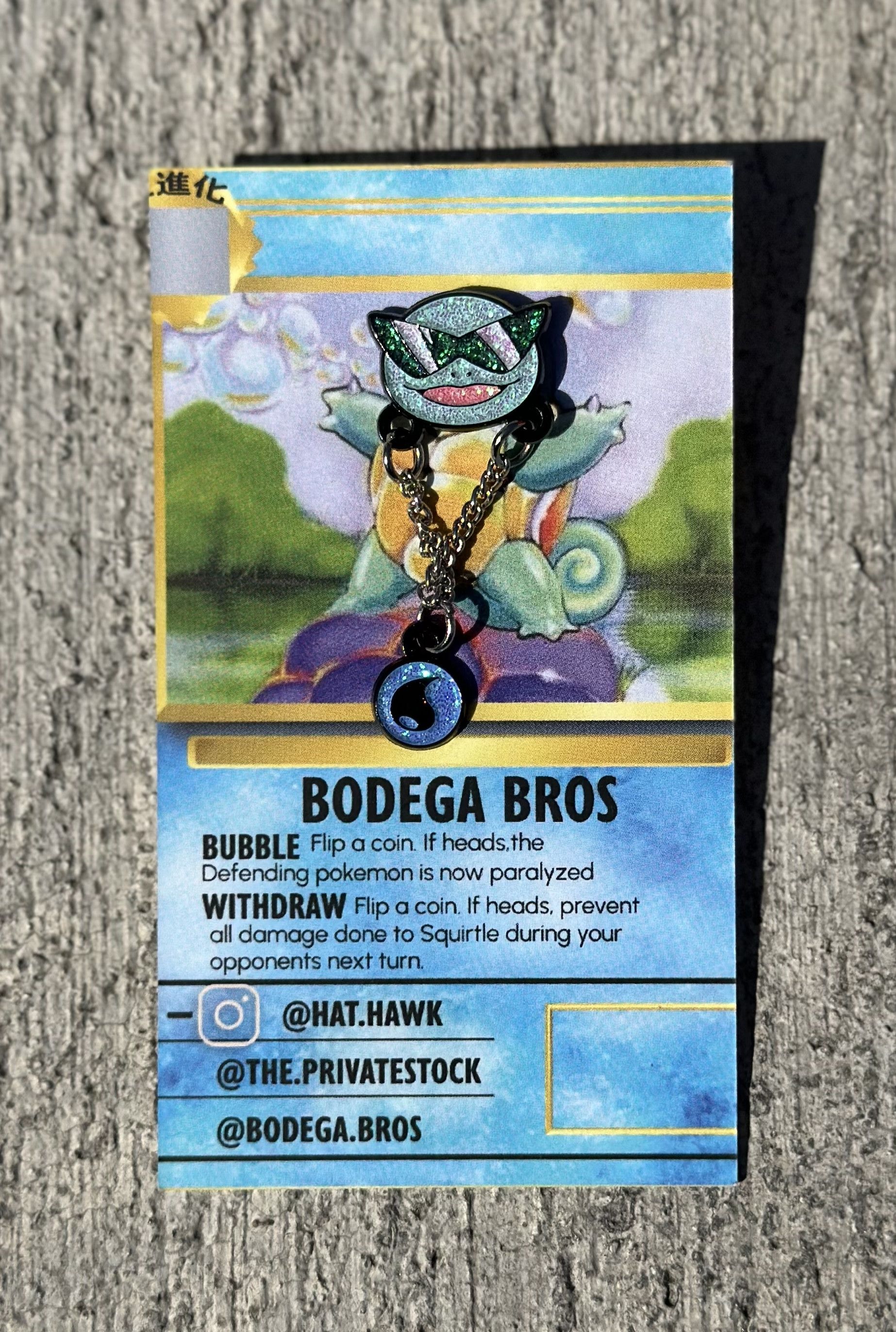 New Era × Pokemon Bodega Bros Squirtle Chain Size ONE SIZE - 2 Thumbnail