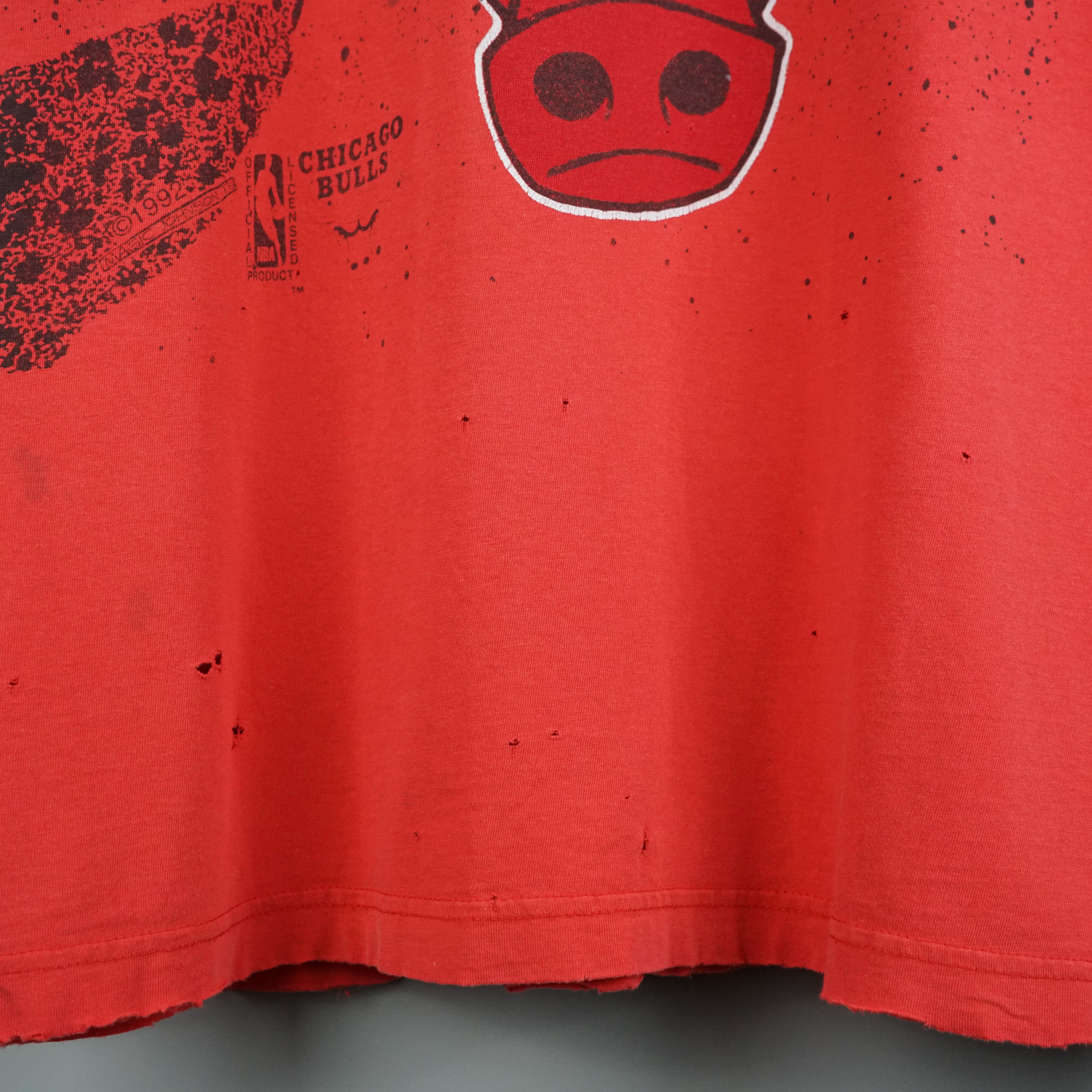 NBA × Vintage 1990s Chicago Bulls t-shirt Size US XXL / EU 58 / 5 - 4 Thumbnail