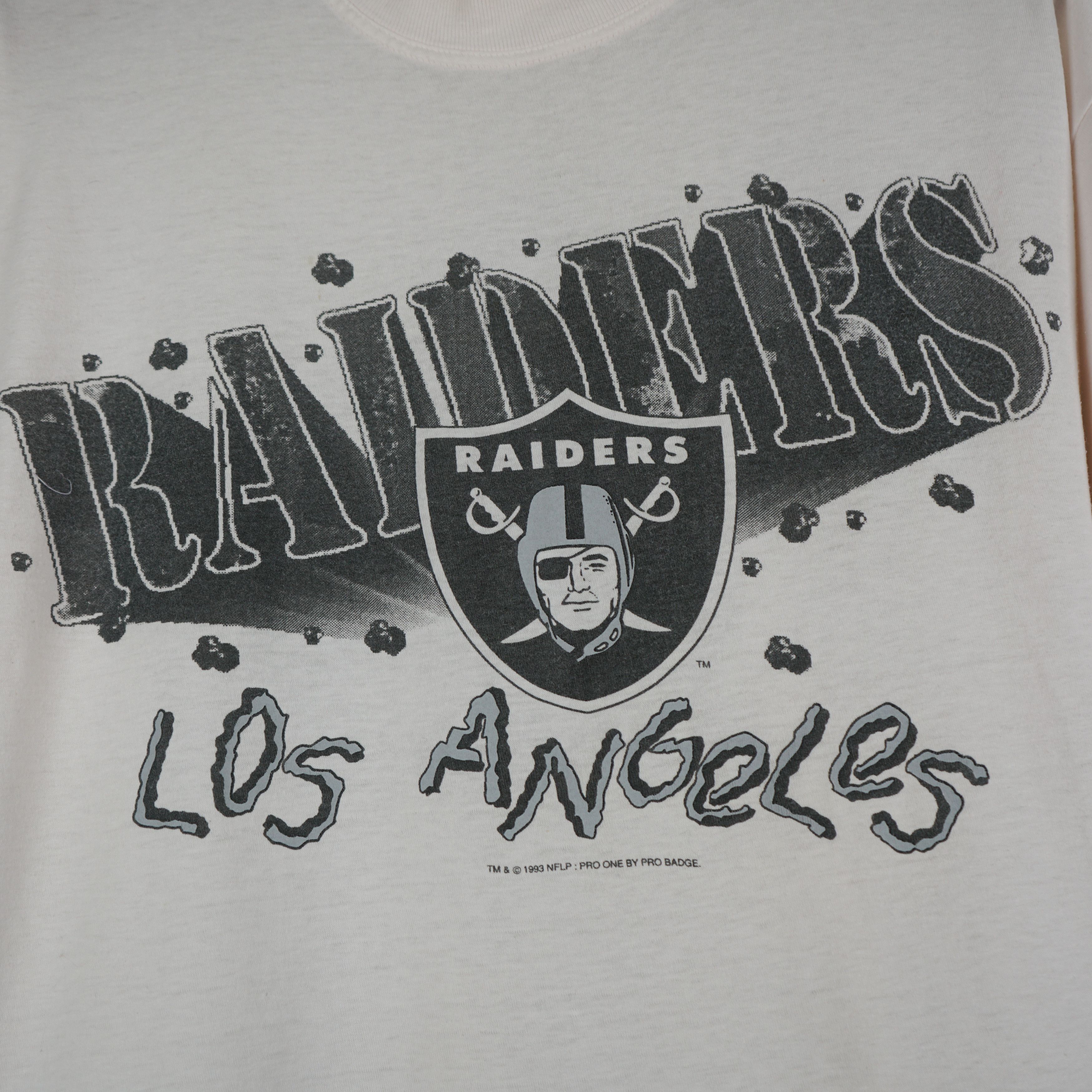 NFL × Vintage 1990s Los Angeles Raiders t-shirt Size US XL / EU 56 / 4 - 2 Thumbnail