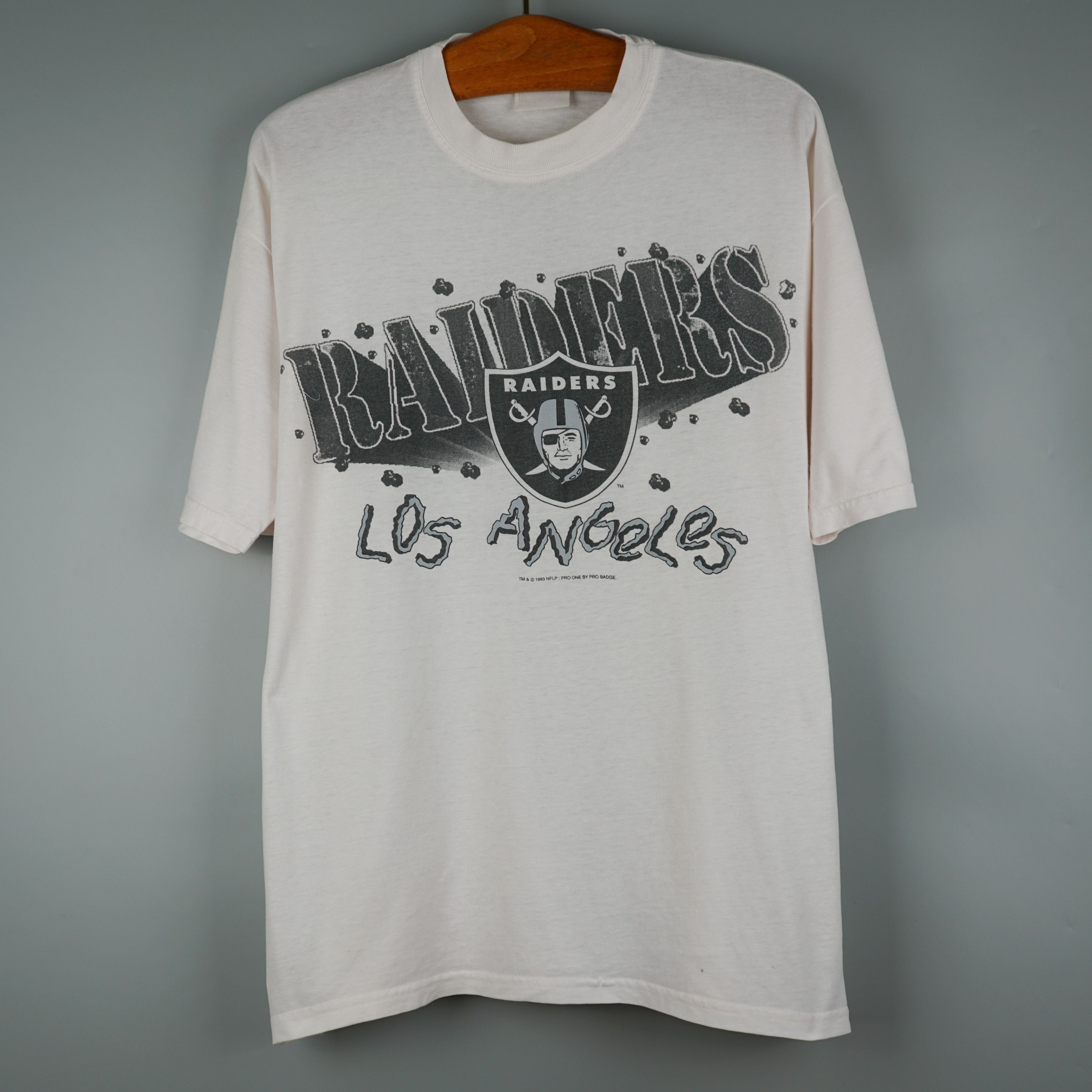 NFL × Vintage 1990s Los Angeles Raiders t-shirt Size US XL / EU 56 / 4 - 1 Thumbnail