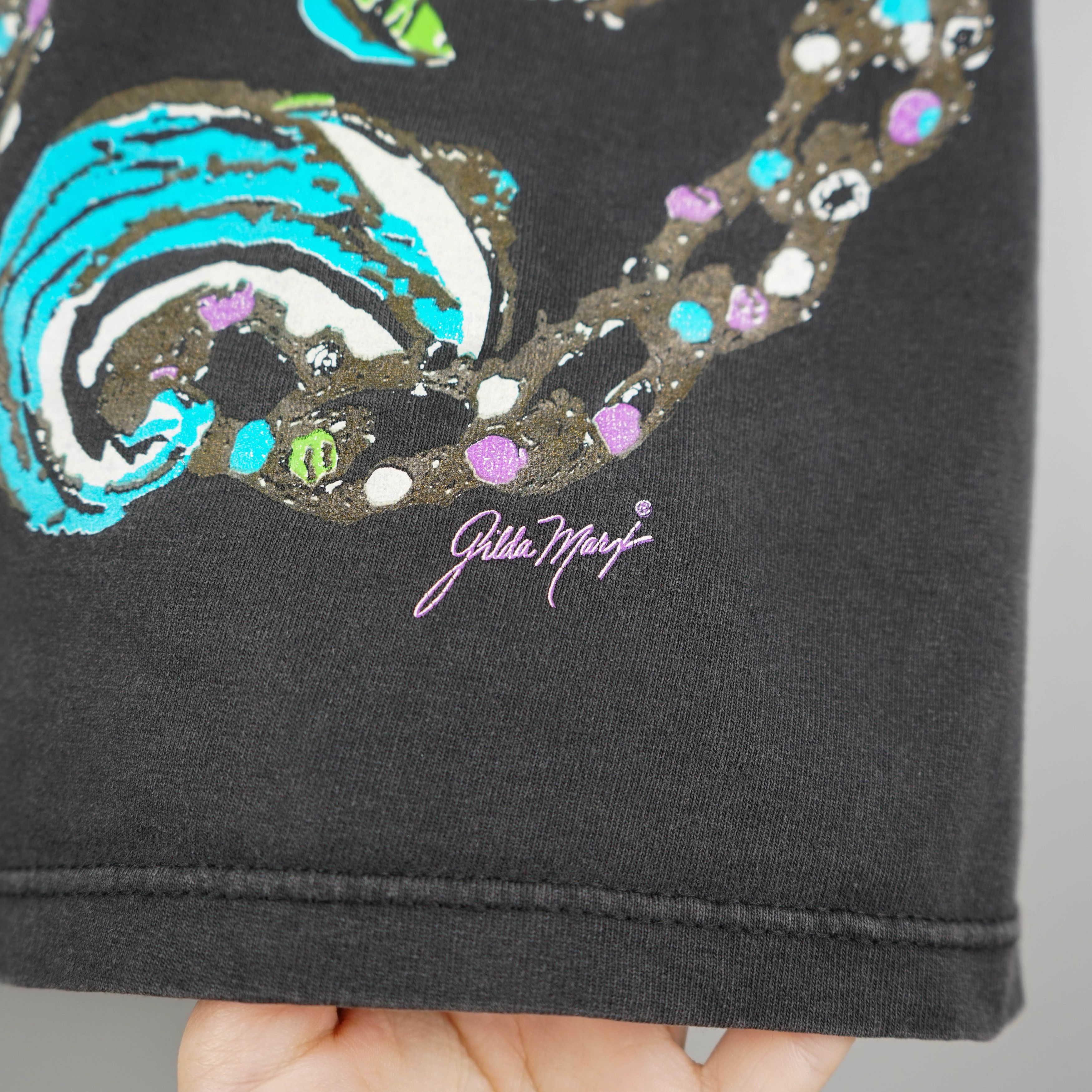 Arts & Science × Vintage 1990s Gilda Mary Painting Art T-Shirt Size US XL / EU 56 / 4 - 3 Thumbnail