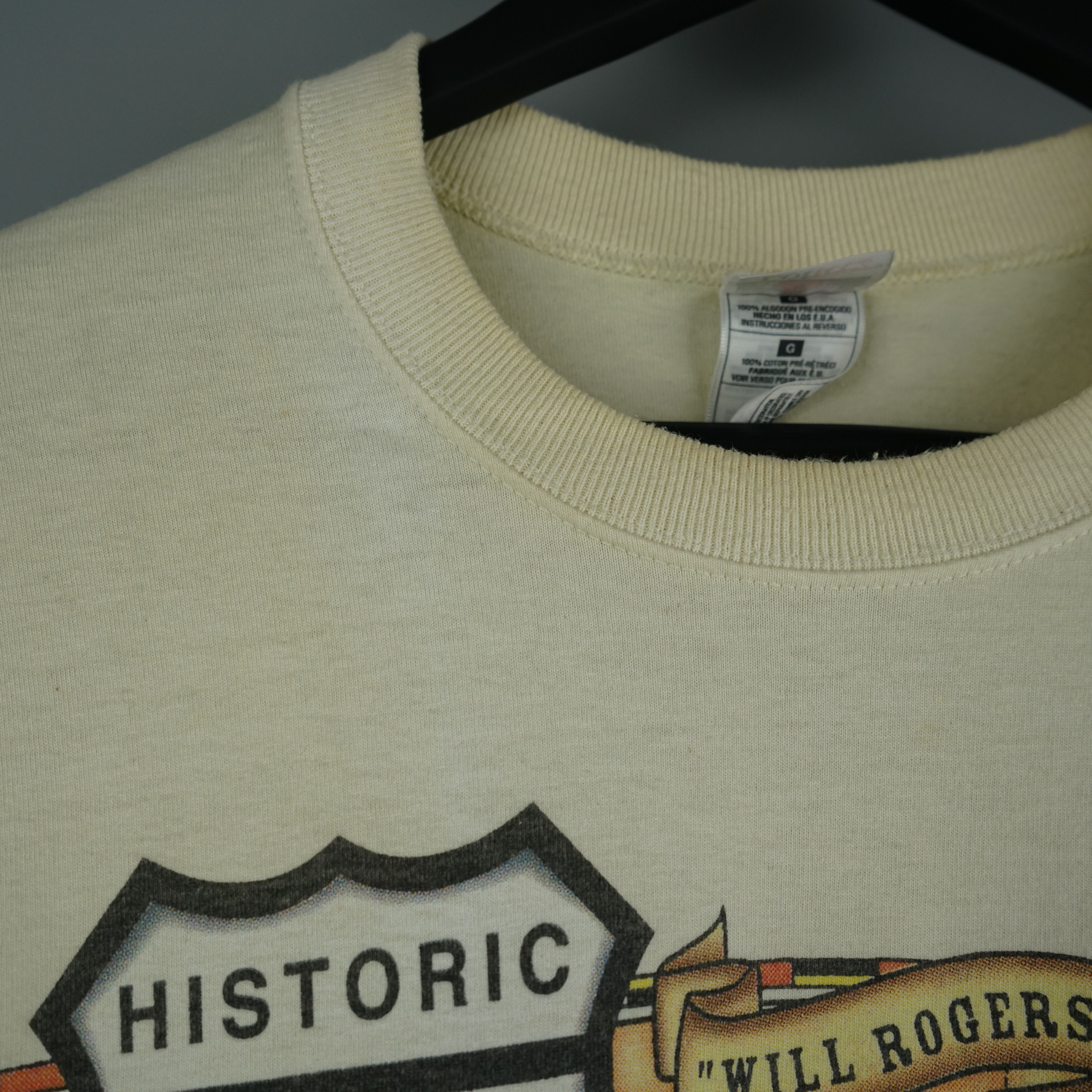 Harley Davidson × Vintage 1990s H-D Road 66 t-shirt Size US L / EU 52-54 / 3 - 6 Thumbnail