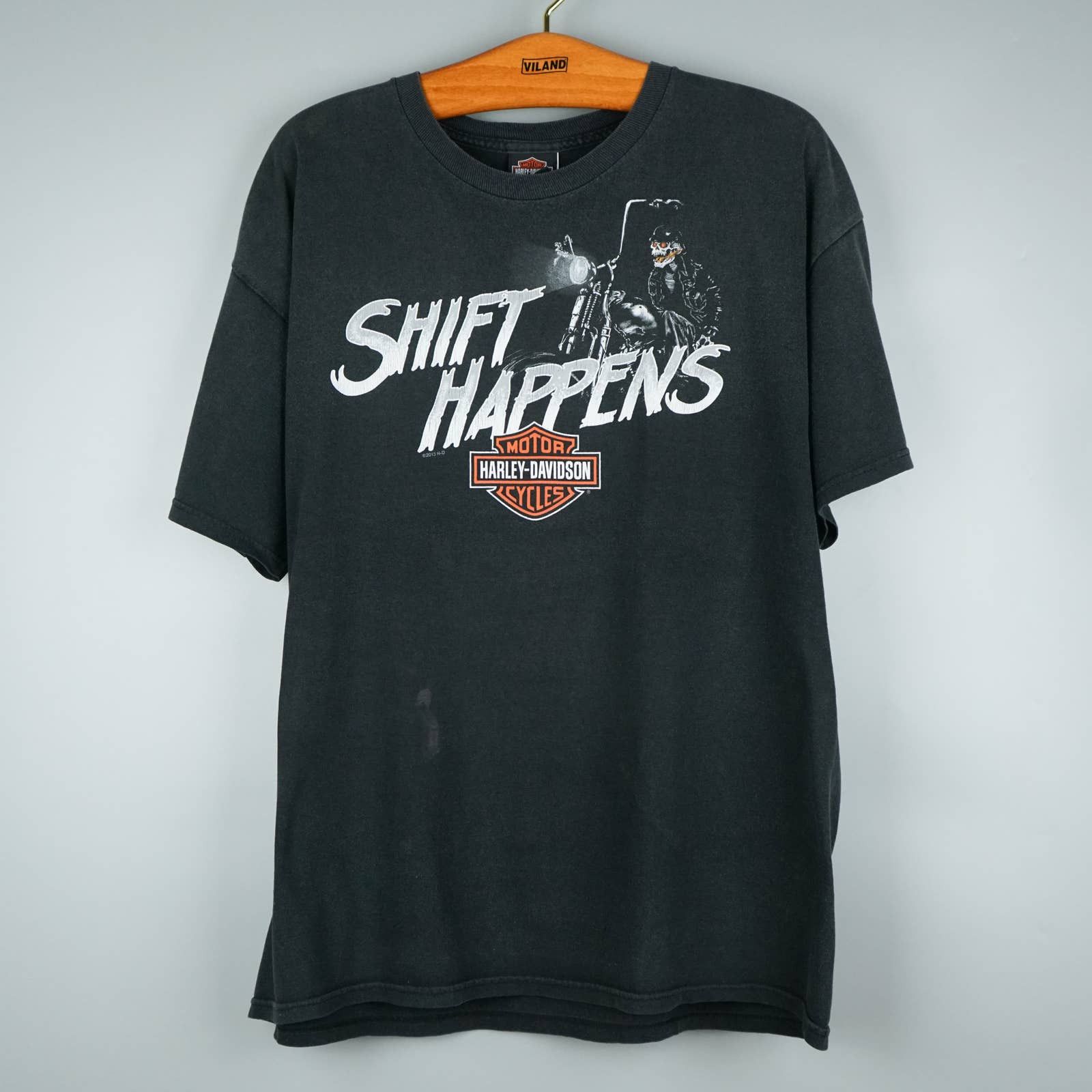 90's USA製 \"I MAKE SHIT HAPPEN\" スカル Tシャツ 90´s USA製 I MAKE SHIT HAPPEN スカル Tシャツ