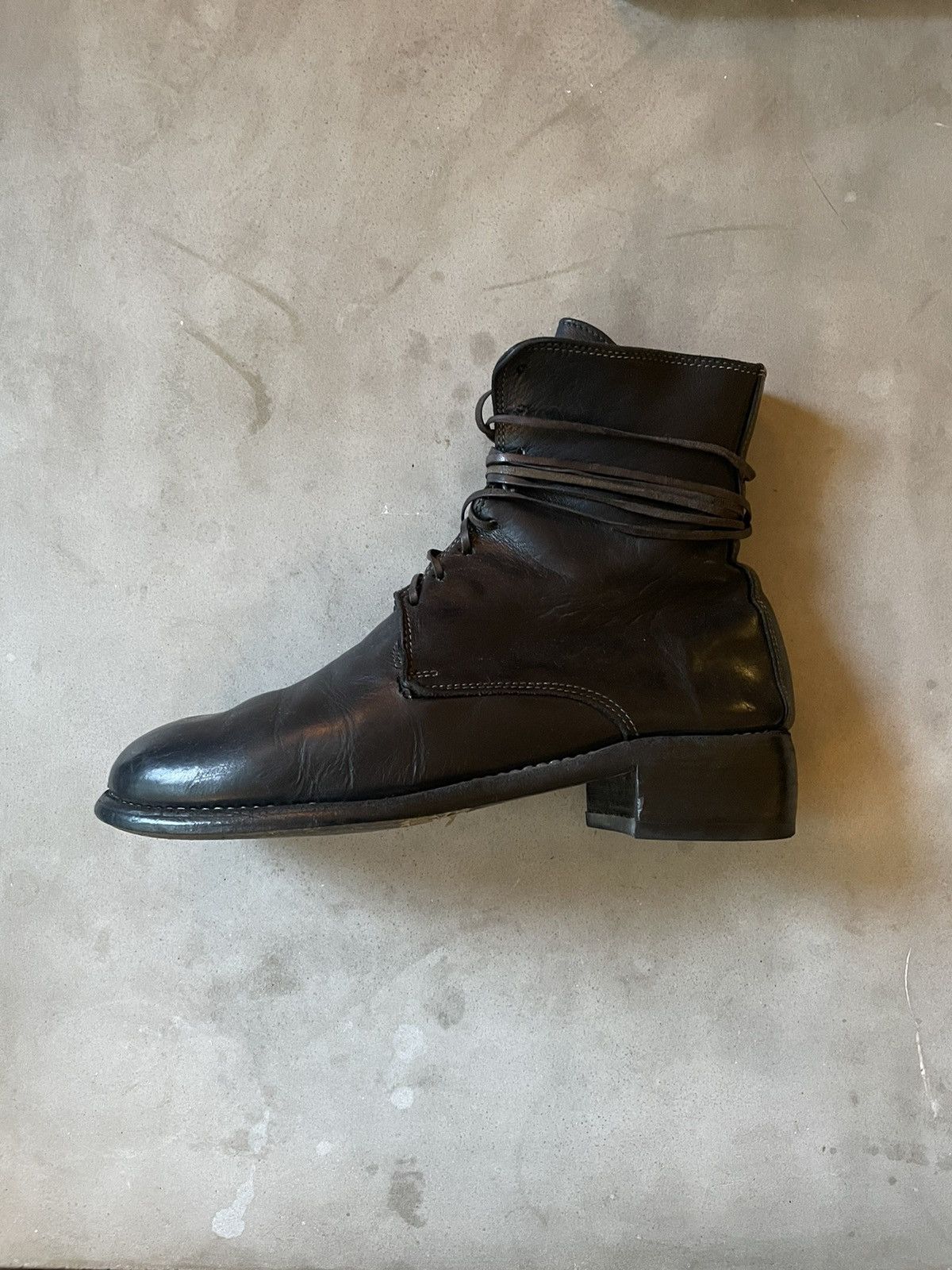 guidi lace up boots