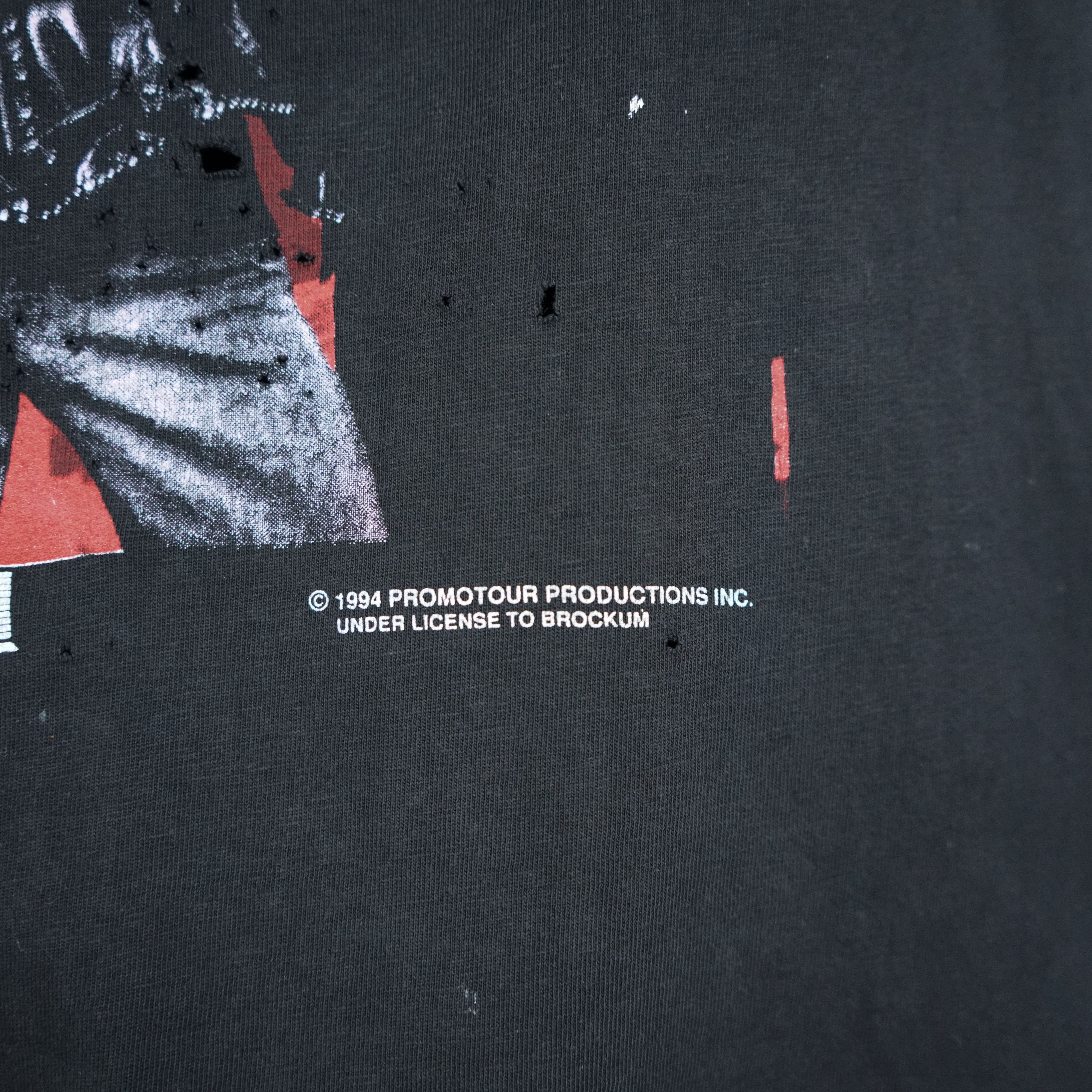 Band Tees × The Rolling Stones × Vintage 1994 Rolling Stones Distressed t shirt Size US L / EU 52-54 / 3 - 4 Thumbnail