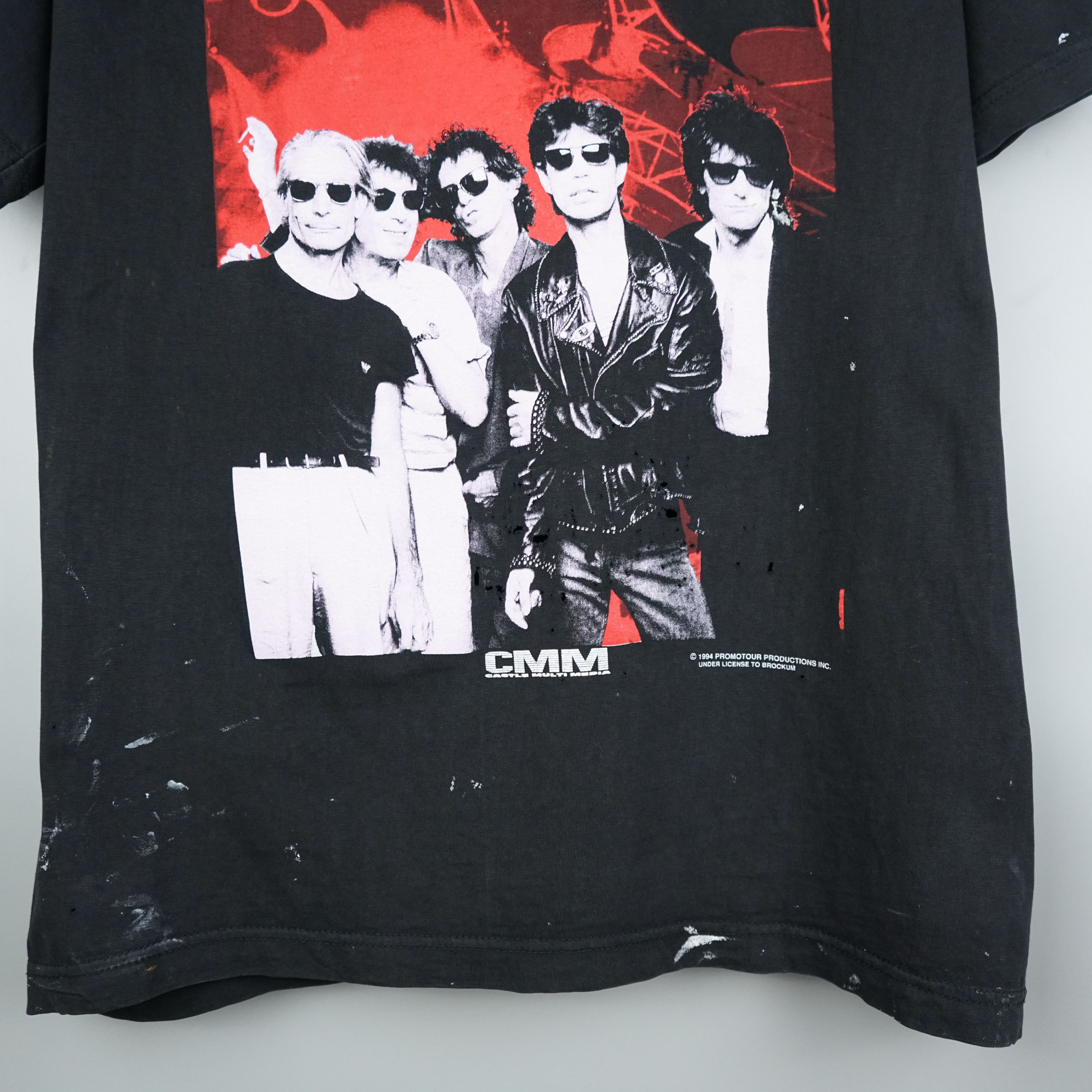 Band Tees × The Rolling Stones × Vintage 1994 Rolling Stones Distressed t shirt Size US L / EU 52-54 / 3 - 3 Thumbnail