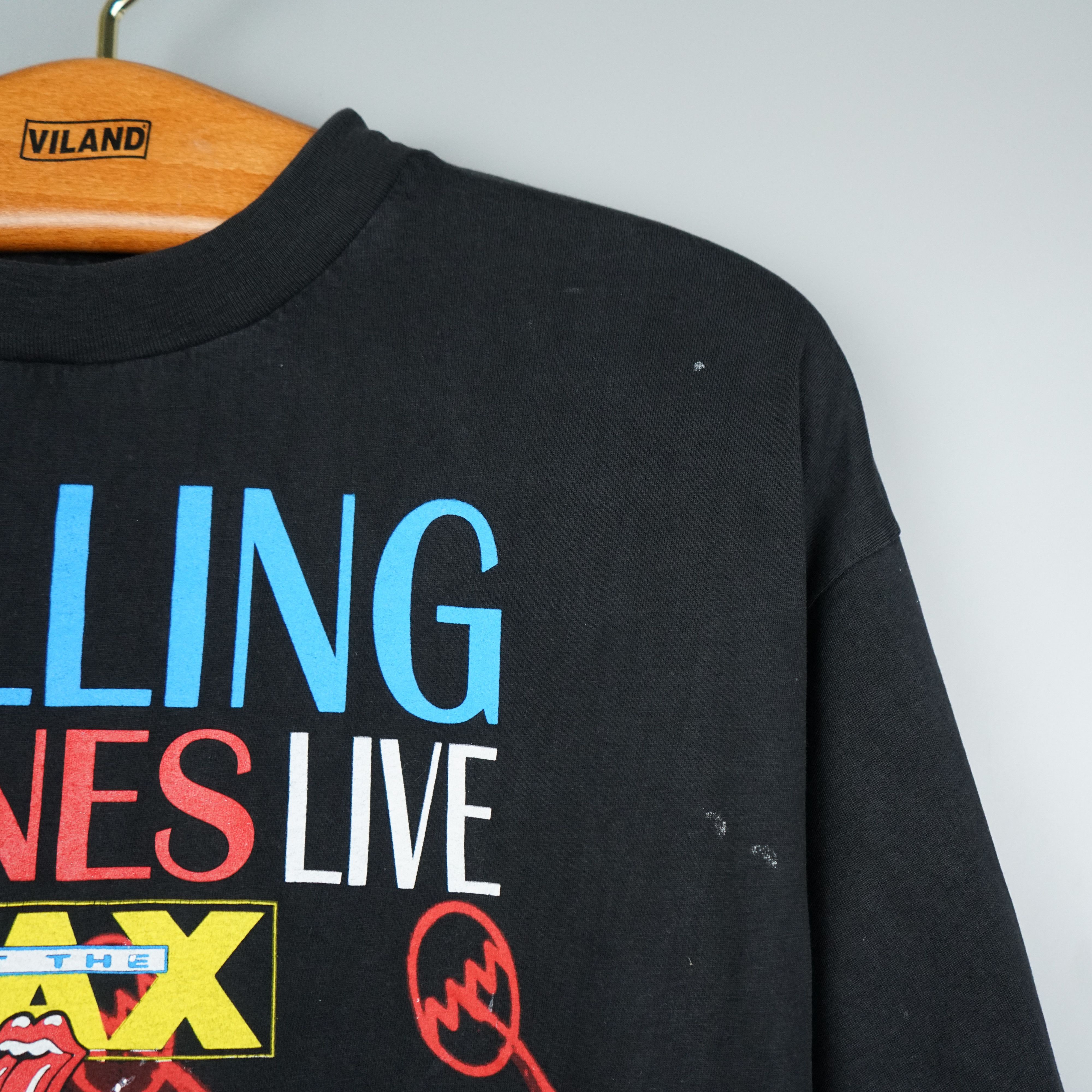 Band Tees × The Rolling Stones × Vintage 1994 Rolling Stones Distressed t shirt Size US L / EU 52-54 / 3 - 9 Thumbnail