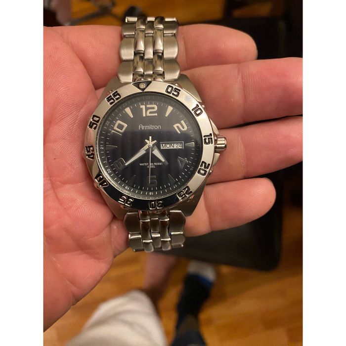 1 Armitron Silver Tone Mens Watch! New Battery! Grailed