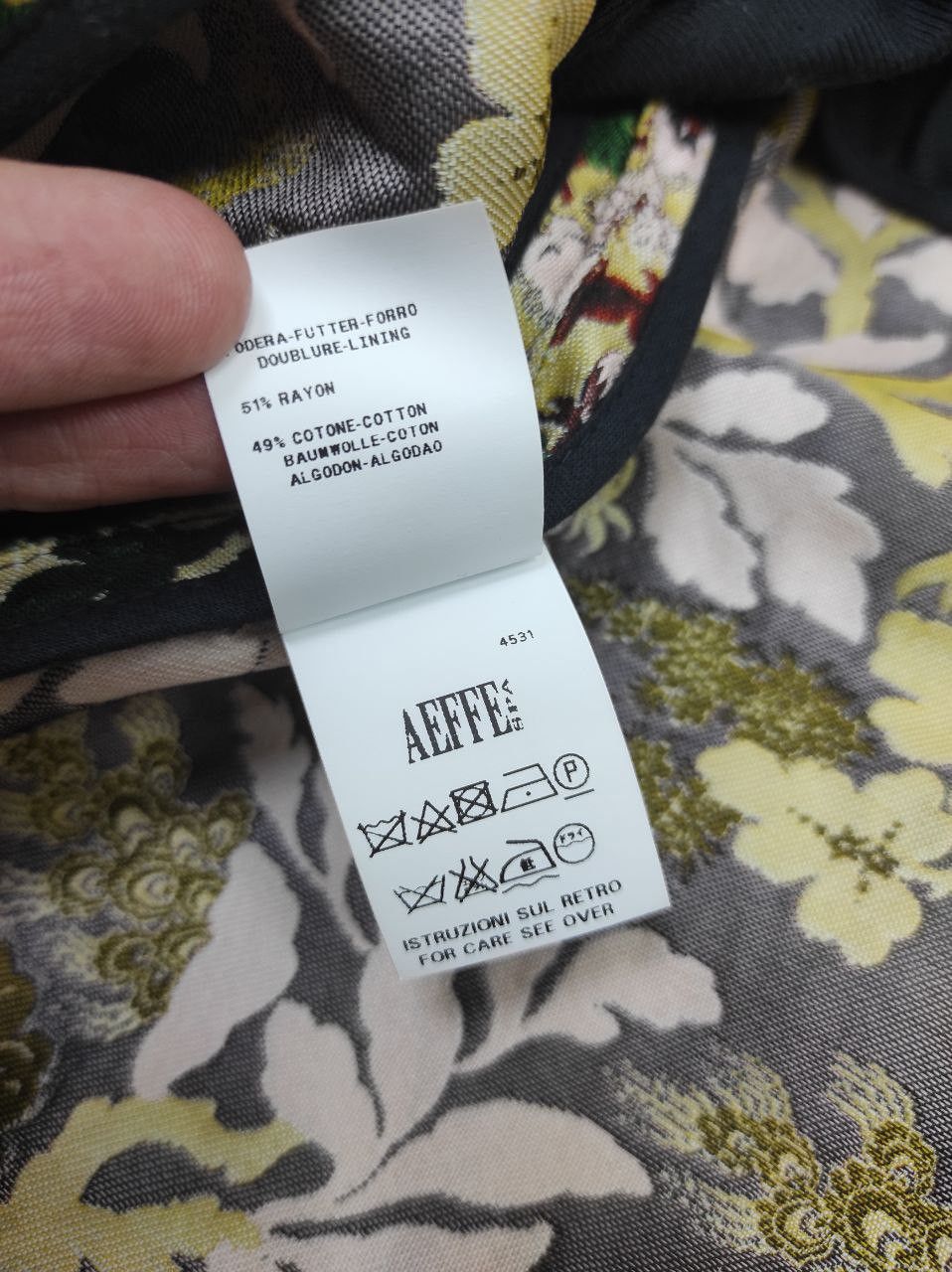 Other Philosophy di Lorenzo Serafini Blazer Jacket Jacquard XL Size XL / US 12-14 / IT 48-50 - 12 Thumbnail