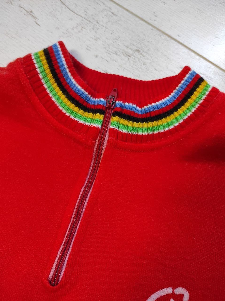 Vintage Chesini Verona Jersey Vintage 80s Trikot Bicycle Size M Size US M / EU 48-50 / 2 - 5 Thumbnail