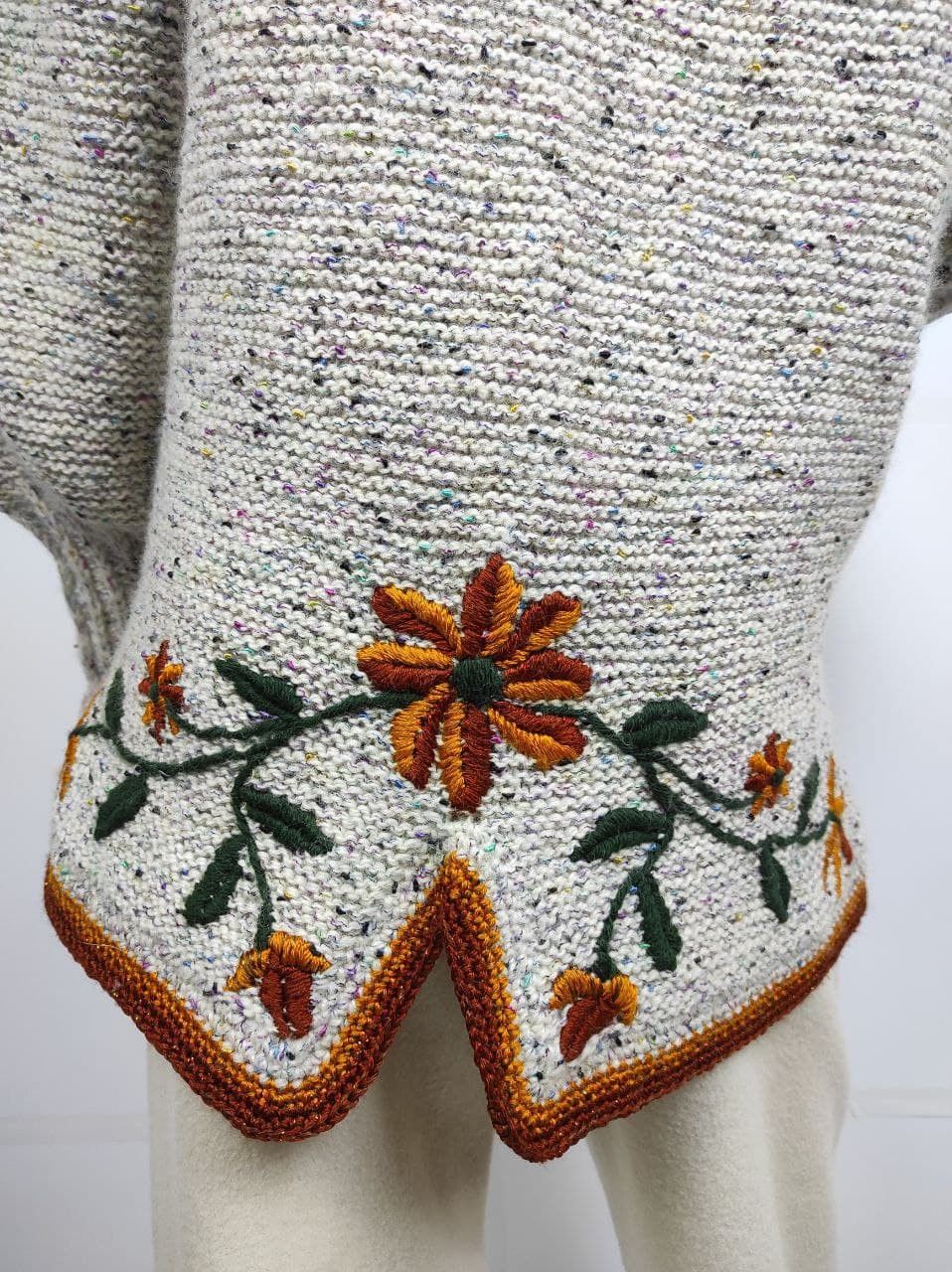 Vintage Vintage Ethnic Cardigan Floral Mutton Puff Sleeve Size L Size L / US 10 / IT 46 - 7 Thumbnail