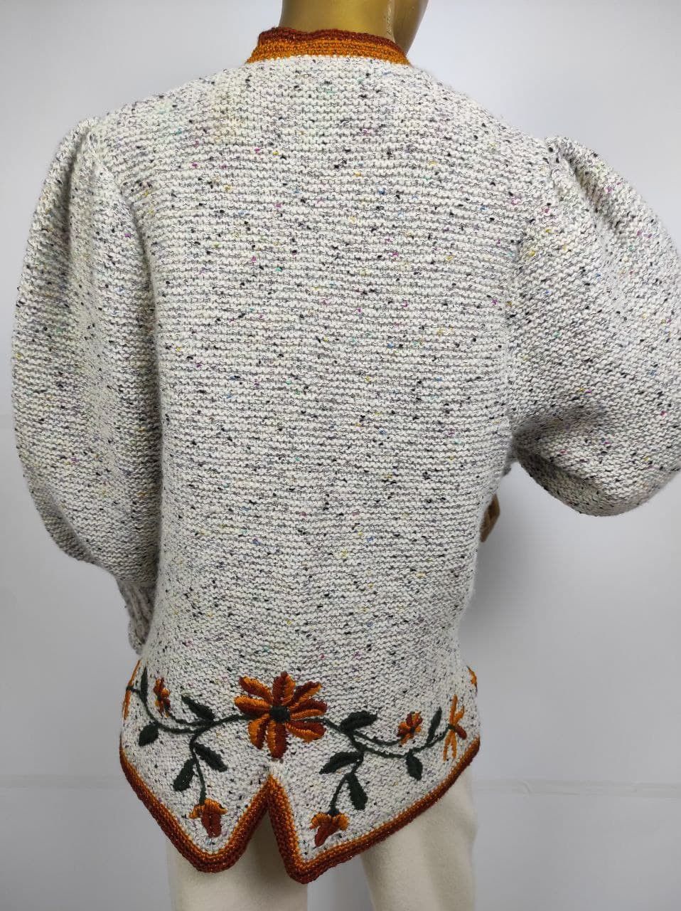 Vintage Vintage Ethnic Cardigan Floral Mutton Puff Sleeve Size L Size L / US 10 / IT 46 - 5 Thumbnail