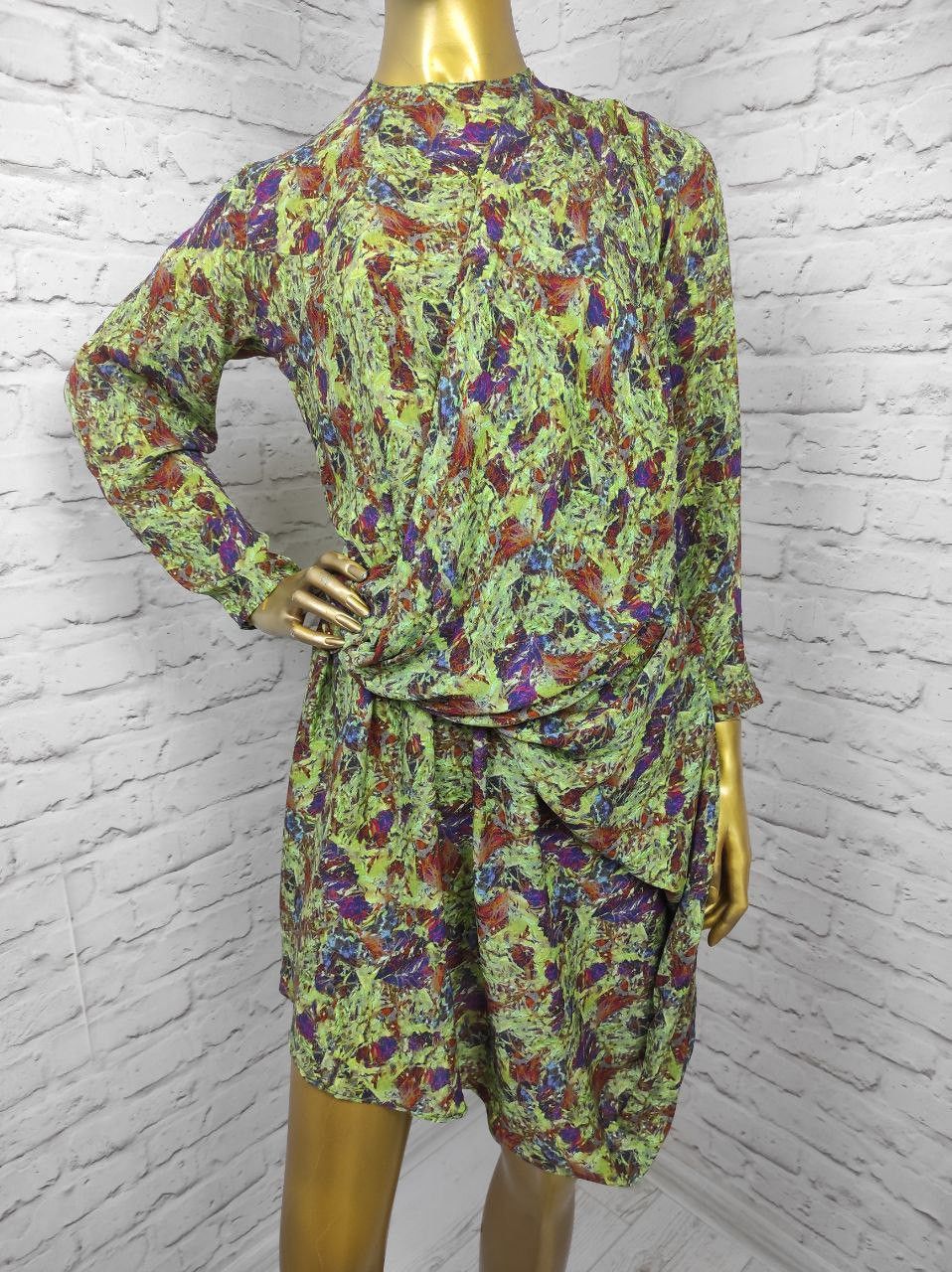 Other Anntian One Rare Silk Dress Wrap Splash Print Size S Size S / US 4 / IT 40 - 1 Thumbnail