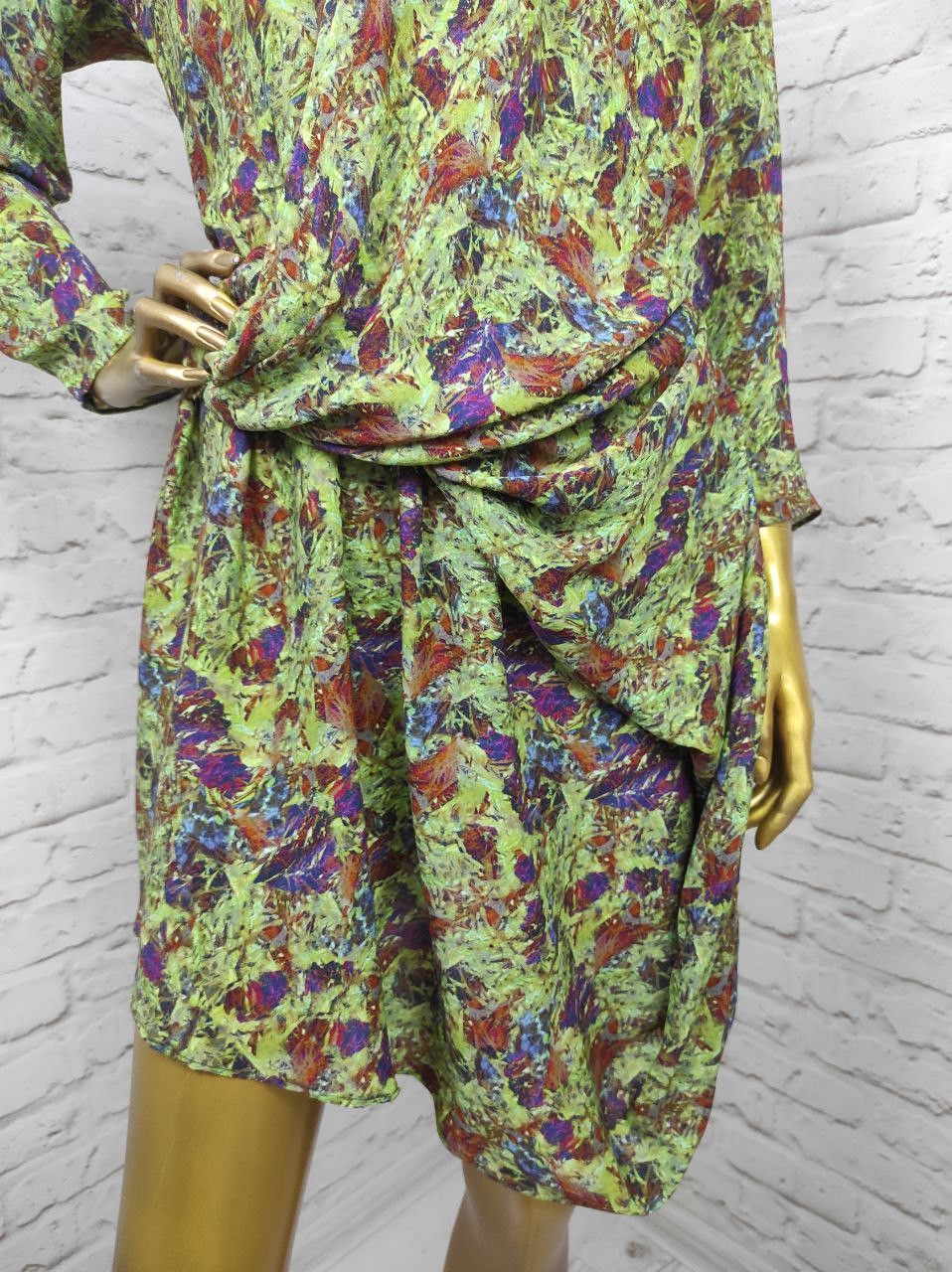 Other Anntian One Rare Silk Dress Wrap Splash Print Size S Size S / US 4 / IT 40 - 3 Thumbnail