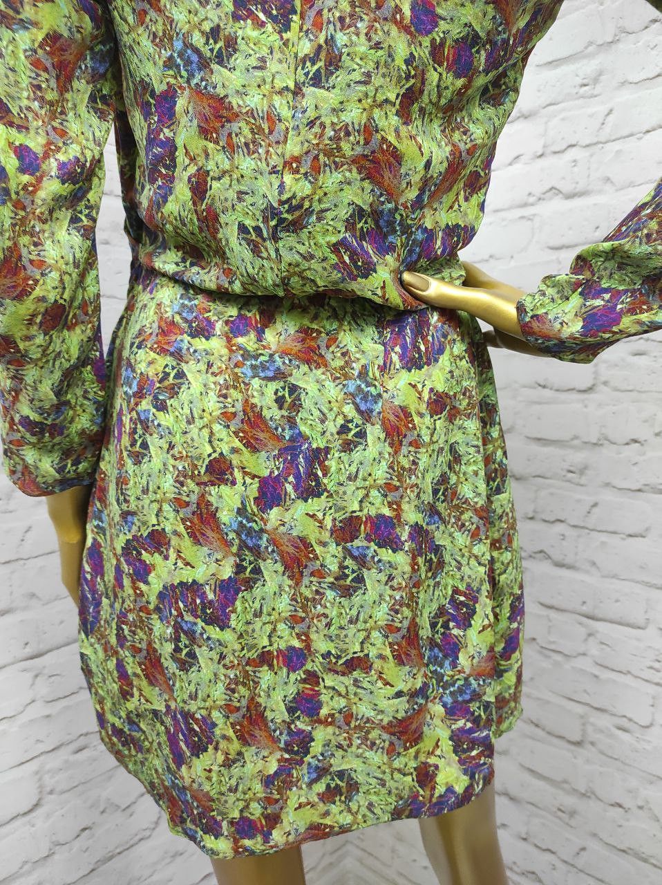 Other Anntian One Rare Silk Dress Wrap Splash Print Size S Size S / US 4 / IT 40 - 7 Thumbnail