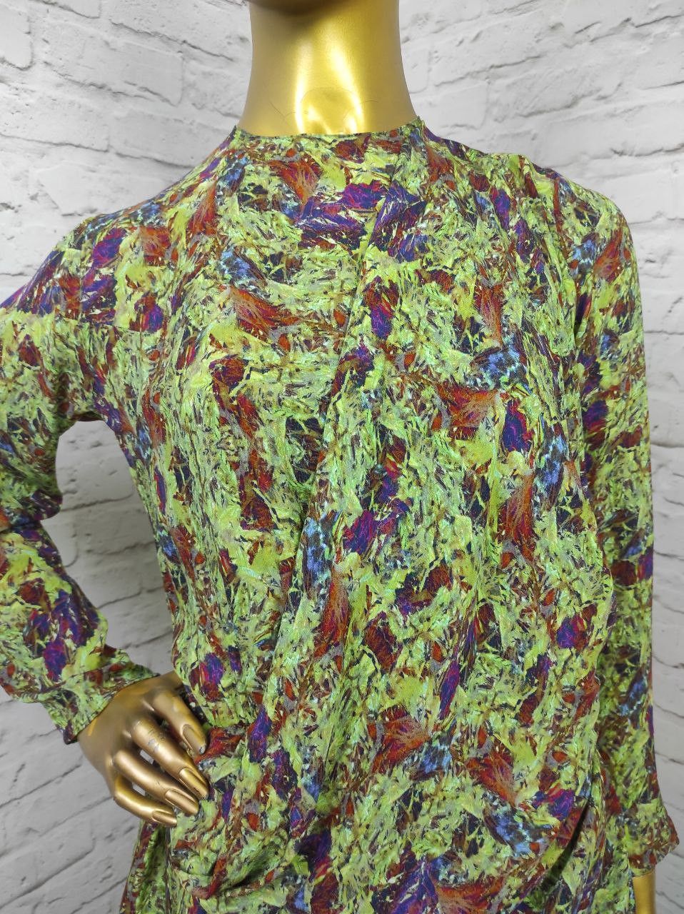 Other Anntian One Rare Silk Dress Wrap Splash Print Size S Size S / US 4 / IT 40 - 2 Thumbnail